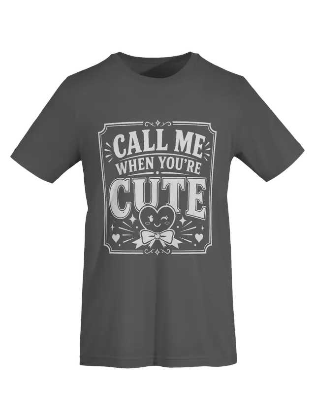 Call Me When You're Cute asphalt preview