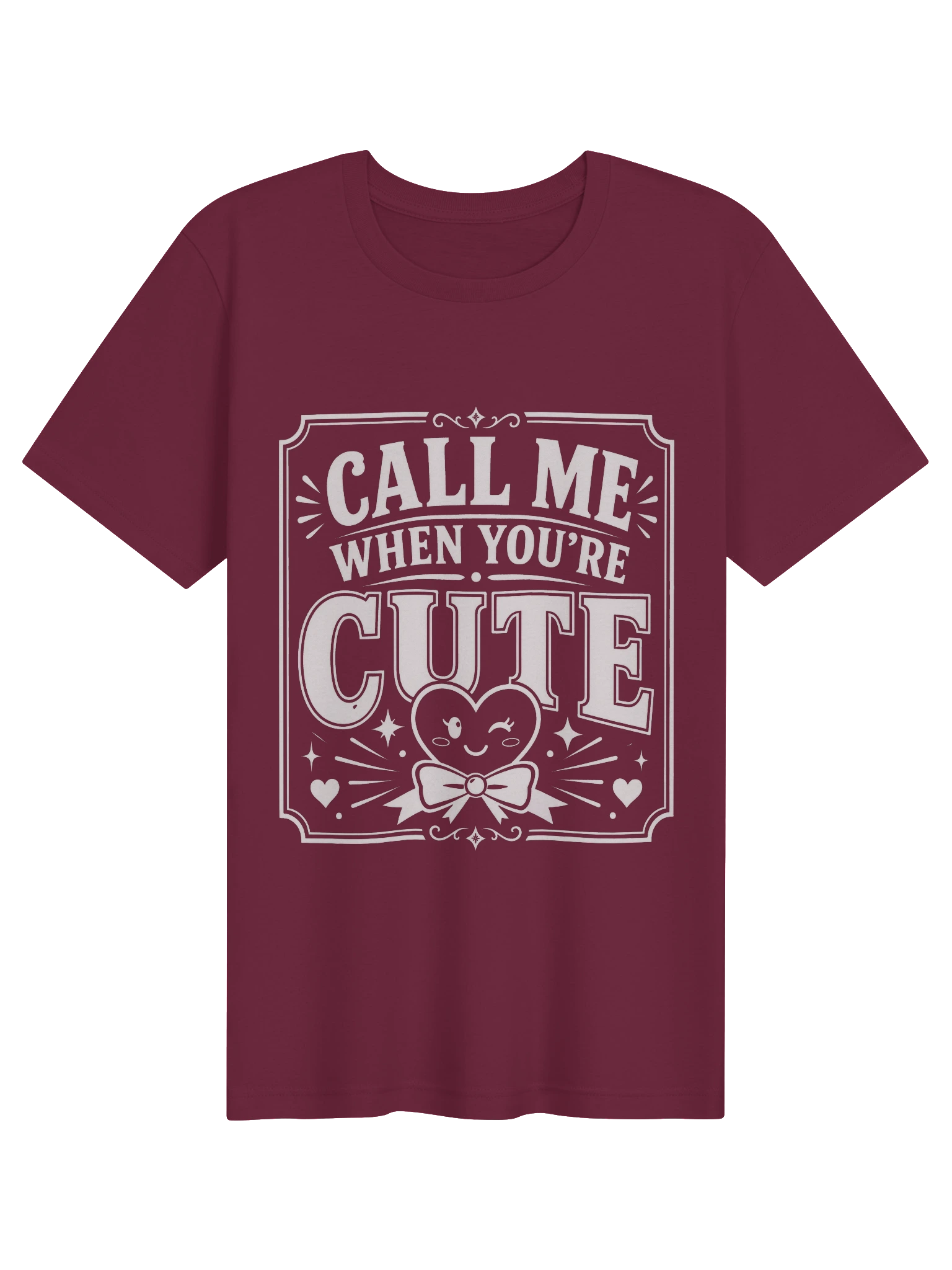 Call Me When You're Cute T-Shirt preview from Lolsies