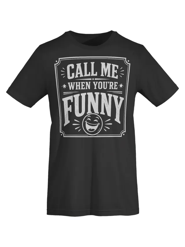 Call Me When You're Funny dark grey preview