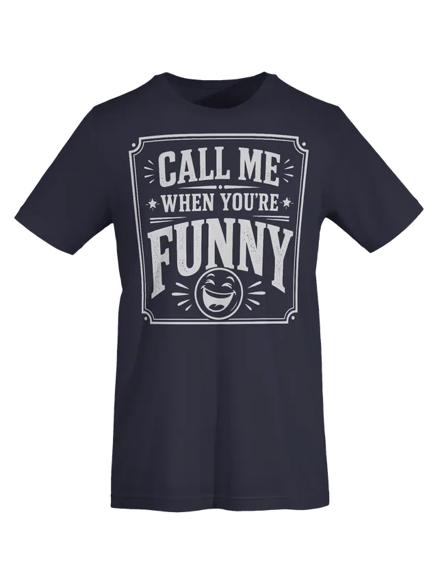 Call Me When You're Funny navy preview