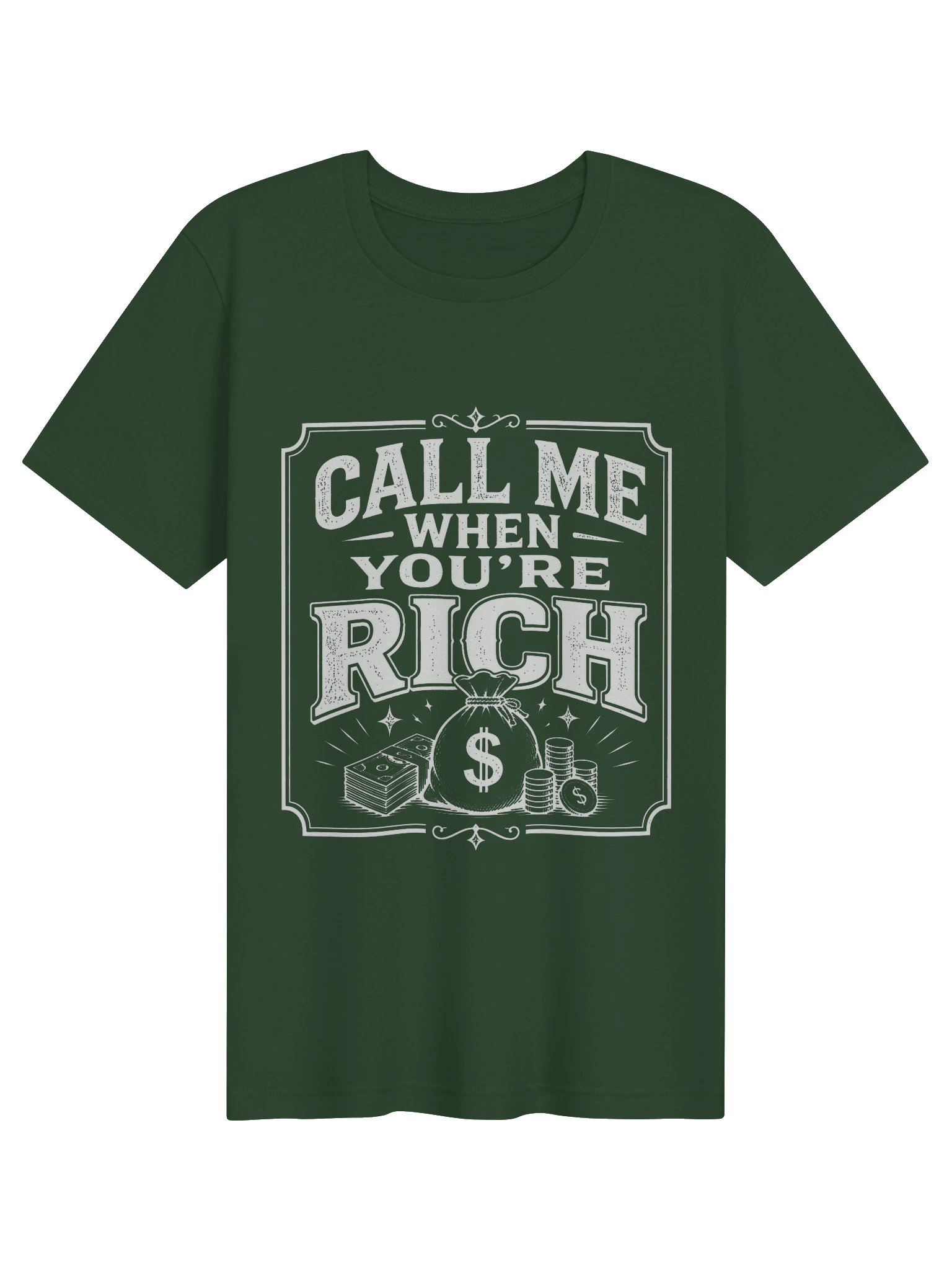 Call Me When You're Rich T-Shirt preview from Lolsies