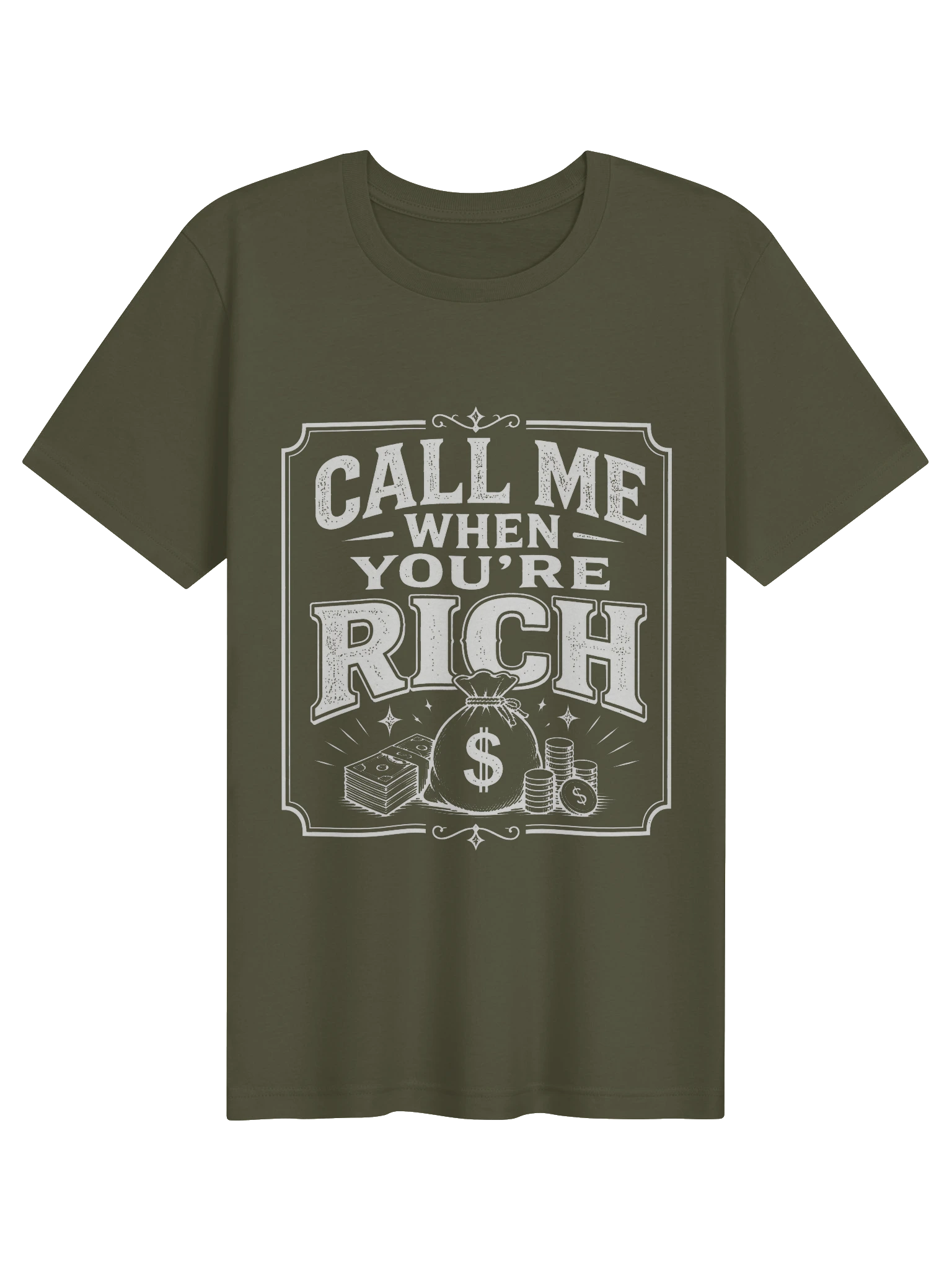 Call Me When You're Rich T-Shirt preview from Lolsies