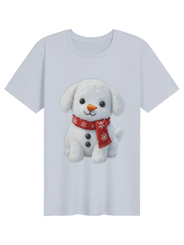Cutie Snow Dog light blue preview