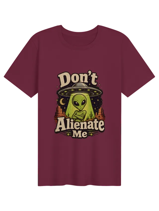 Don't Alienate Me maroon preview