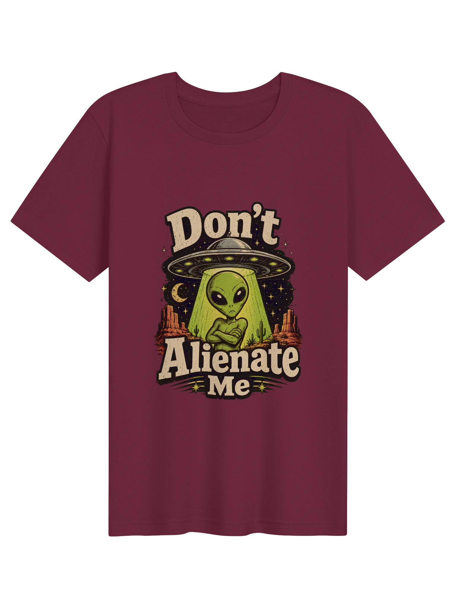 Don't Alienate Me maroon preview