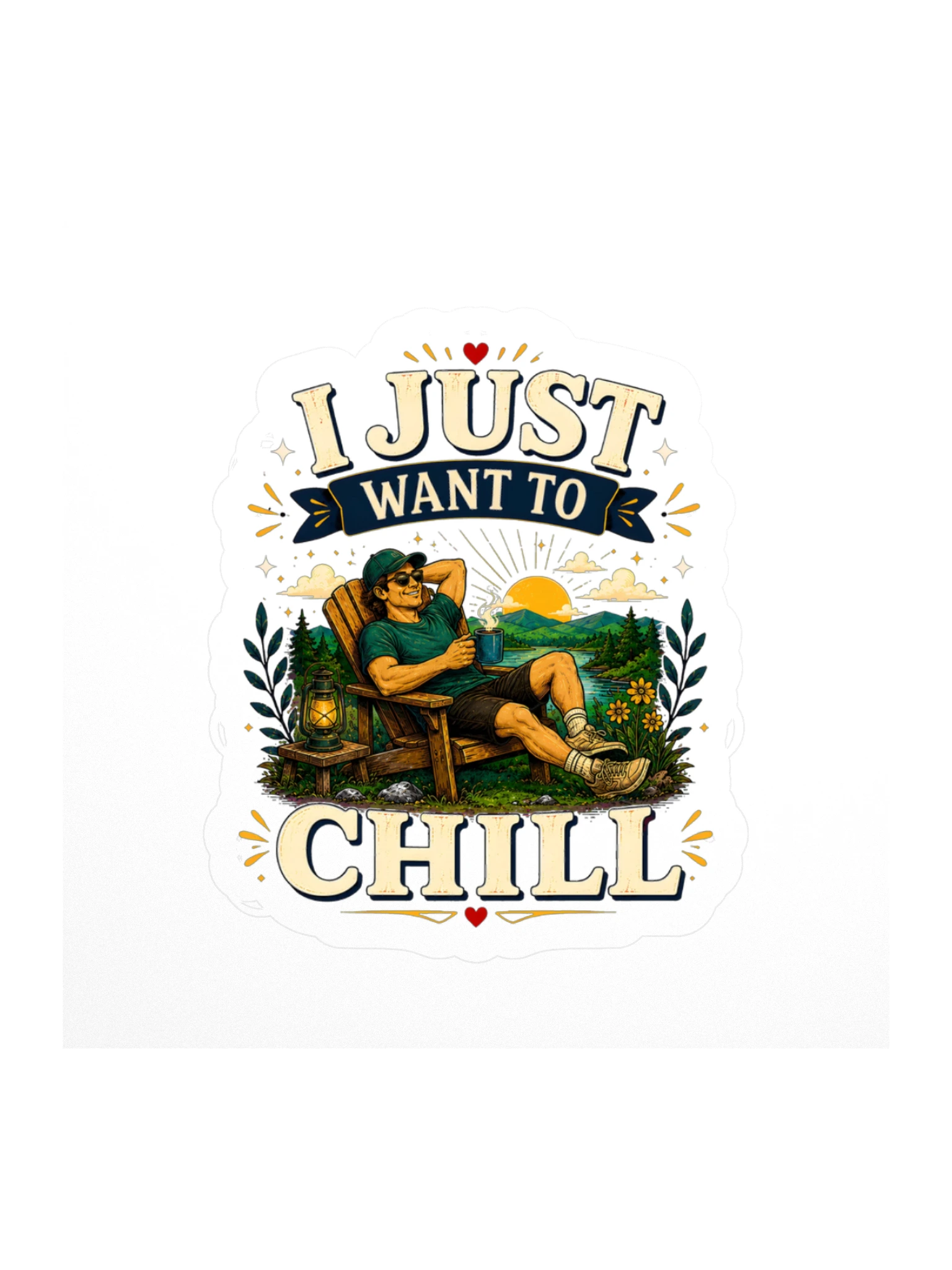 I Just Want To Chill sticker preview