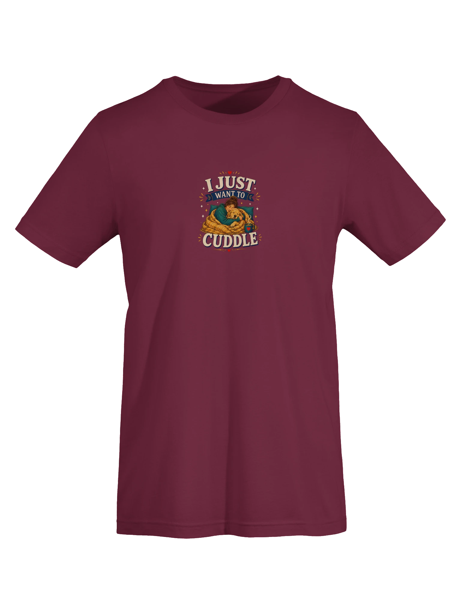 I Just Want To Cuddle maroon preview