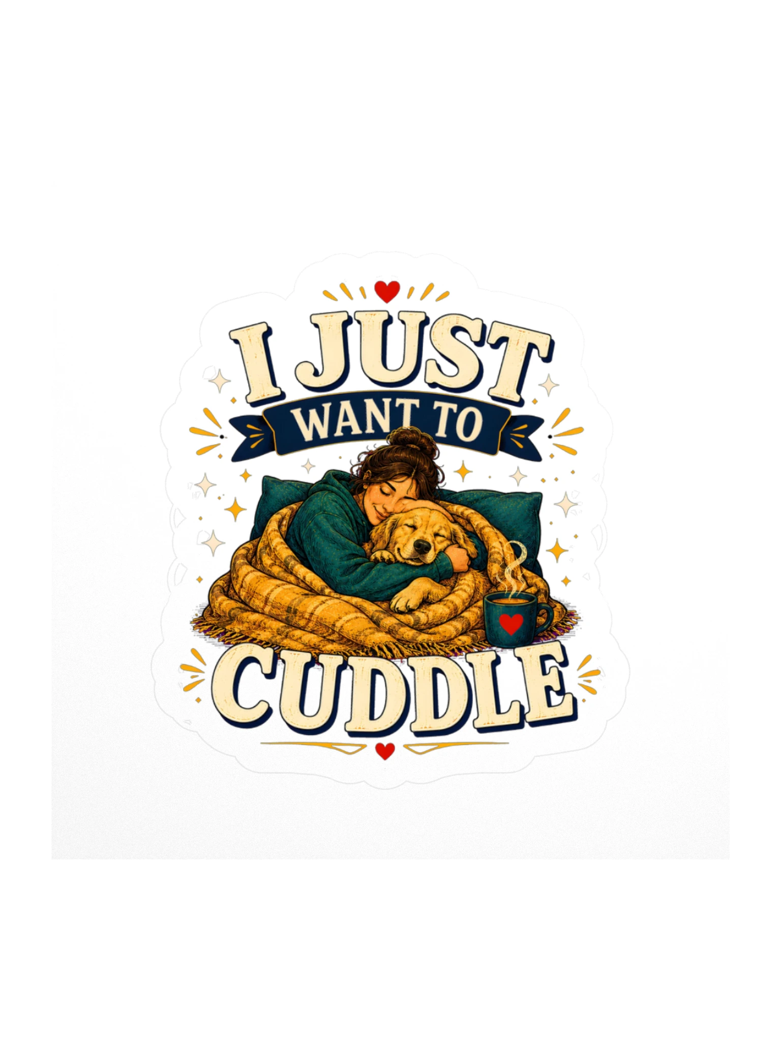 I Just Want To Cuddle sticker preview