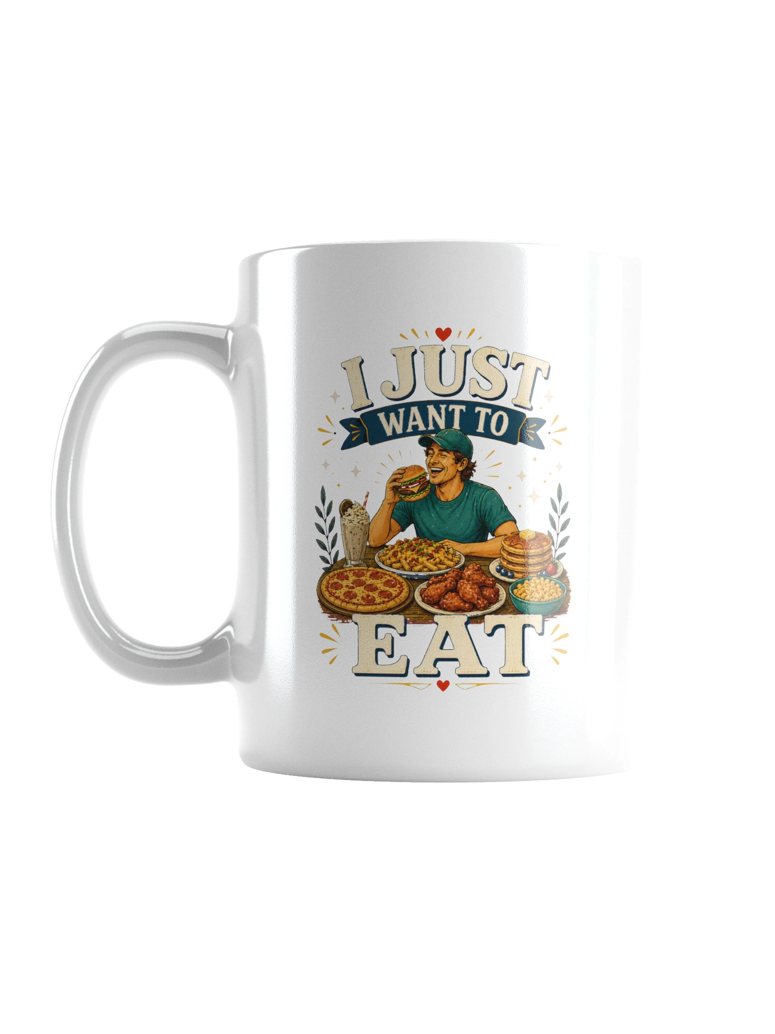 I Just Want To Eat mug preview