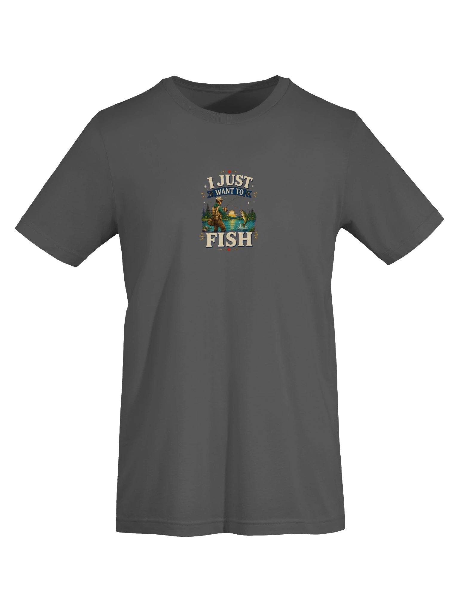 I Just Want To Fish T-Shirt preview from Lolsies