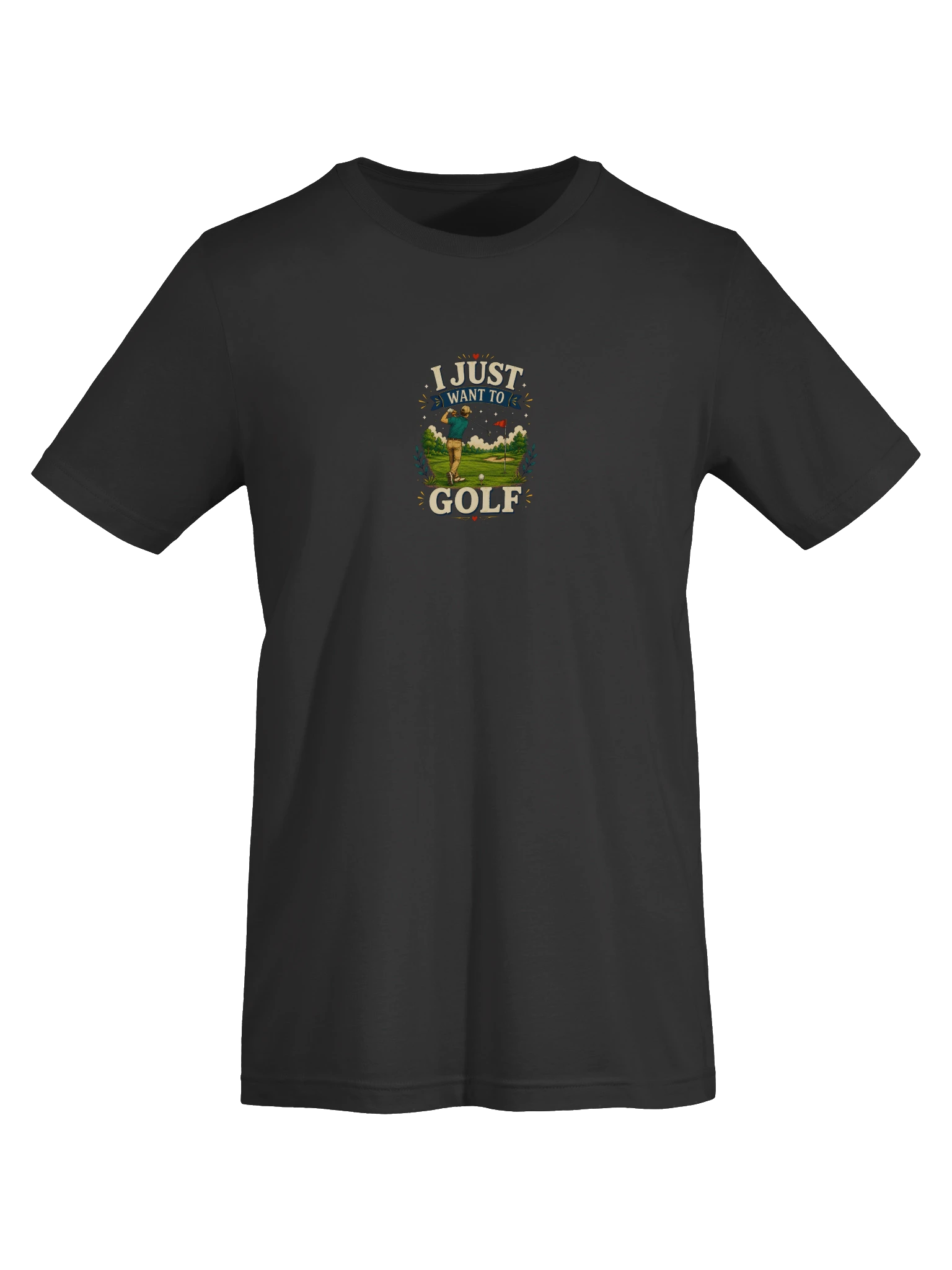 I Just Want To Golf dark grey preview