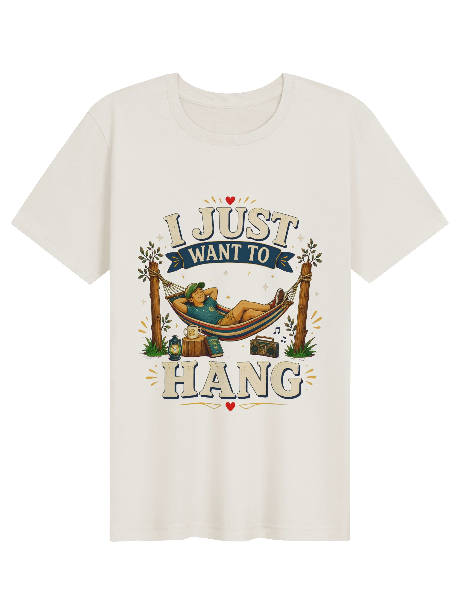 I Just Want To Hang vintage white preview