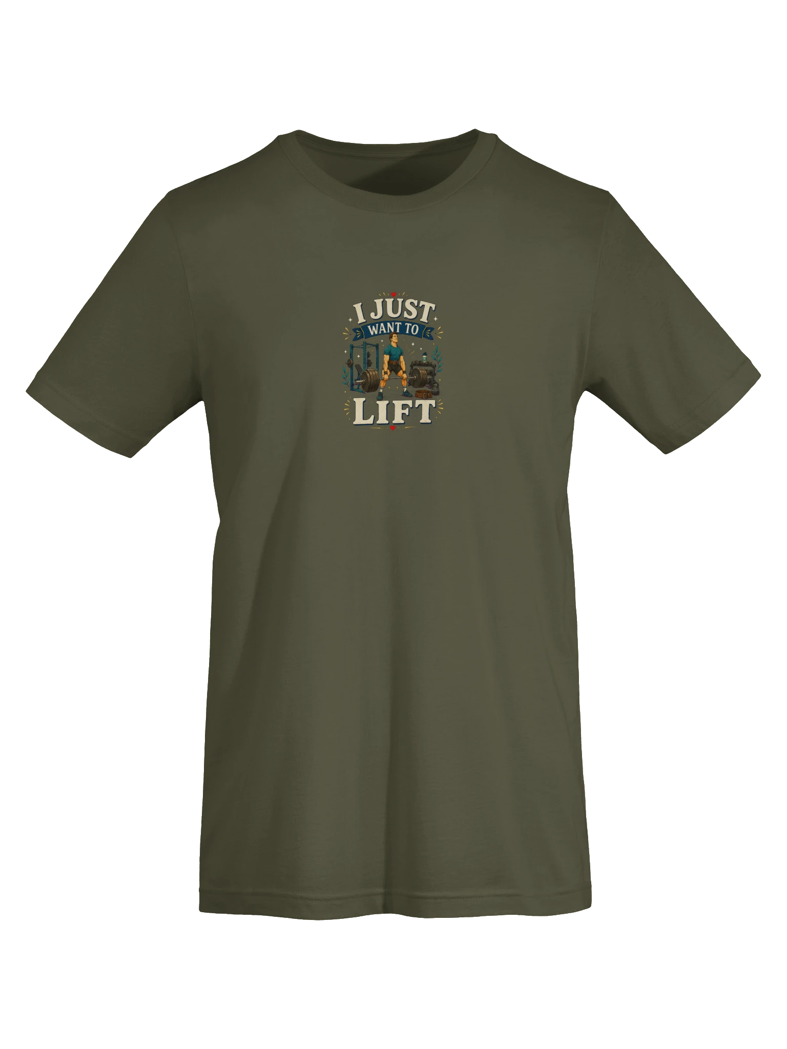 I Just Want To Lift military green preview