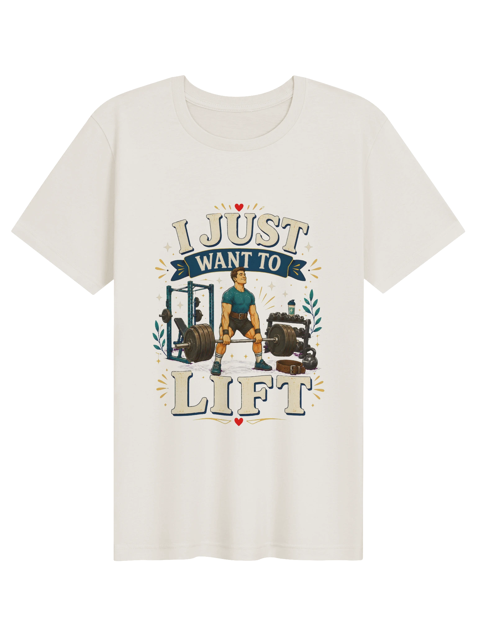 I Just Want To Lift vintage white preview