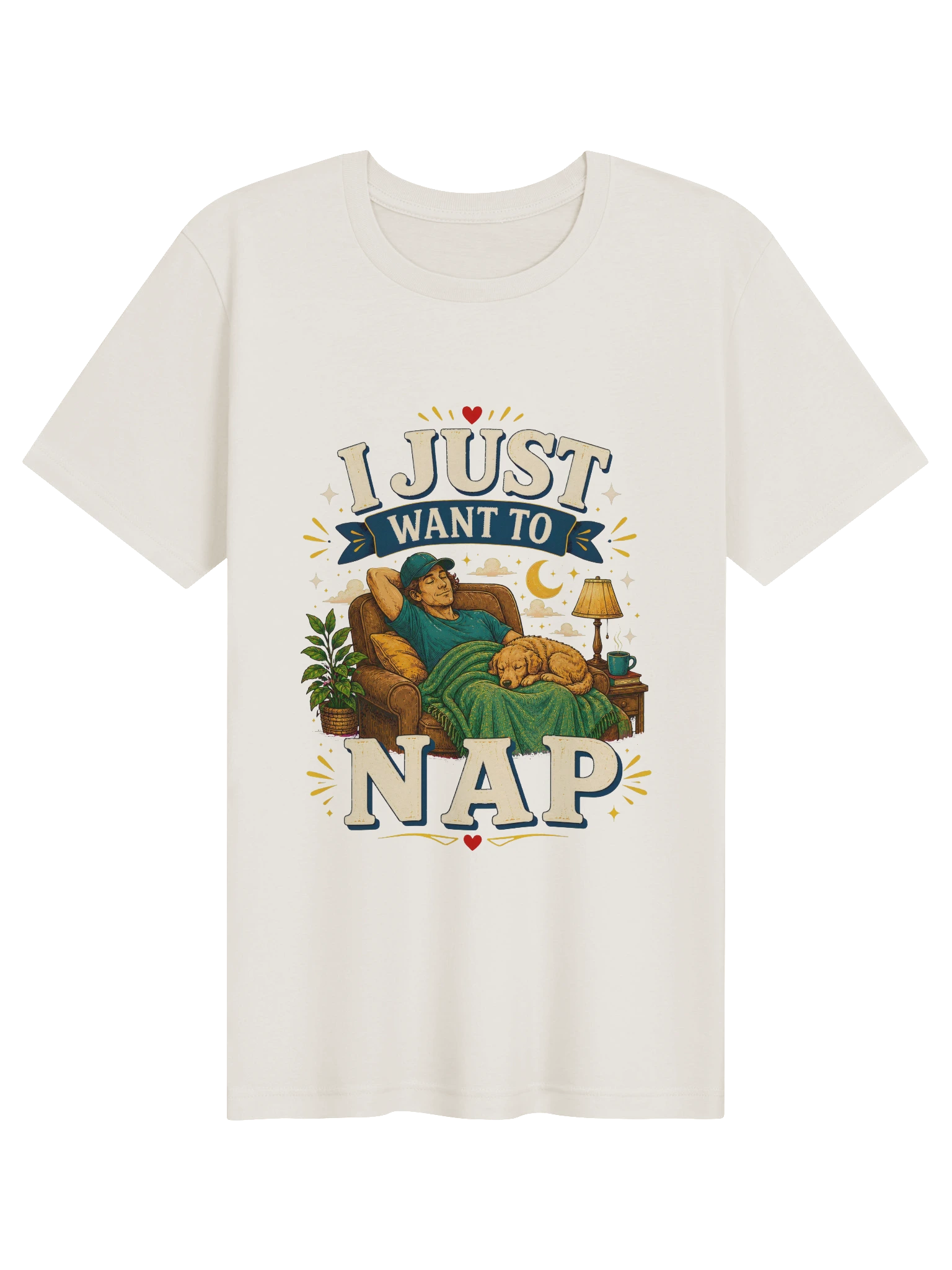 I Just Want To Nap vintage white preview