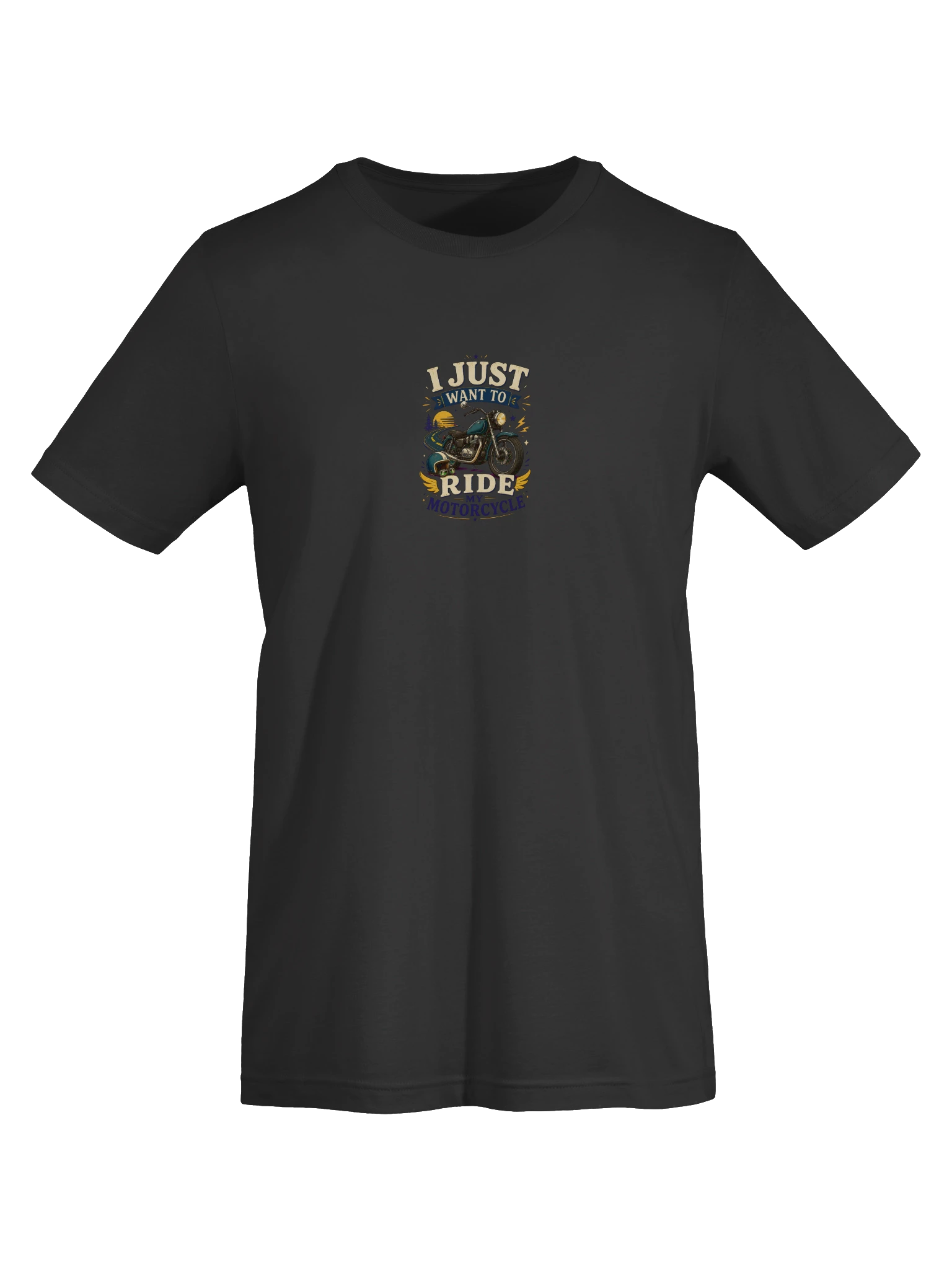 I Just Want To Ride My Motorcycle T-Shirt preview from Lolsies