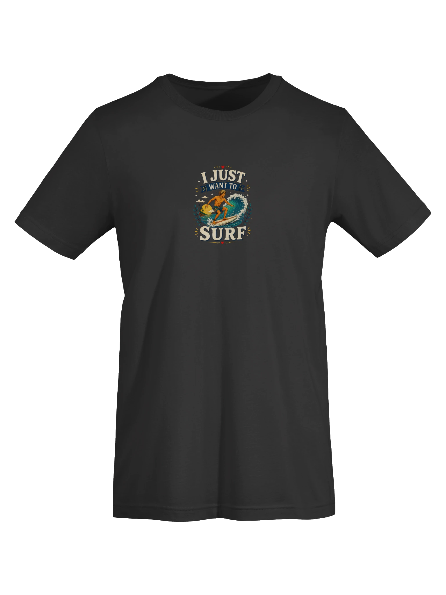 I Just Want To Surf dark grey preview