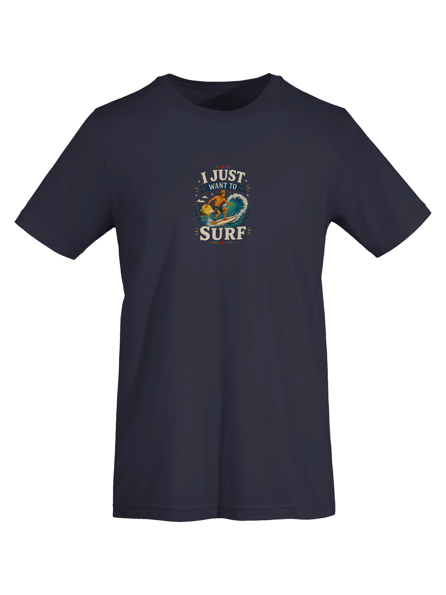 I Just Want To Surf T-Shirt preview from Lolsies
