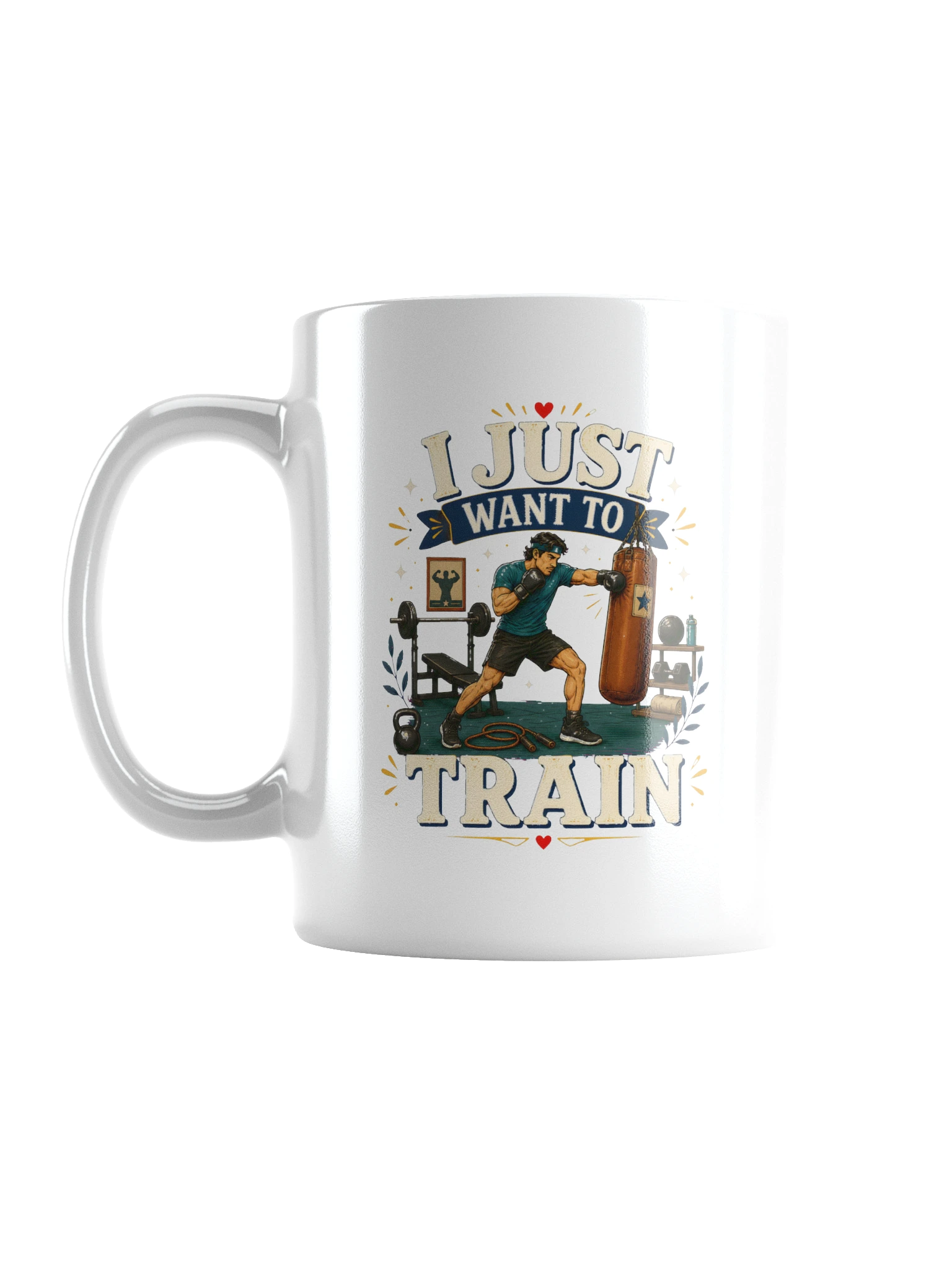 I Just Want To Train mug preview