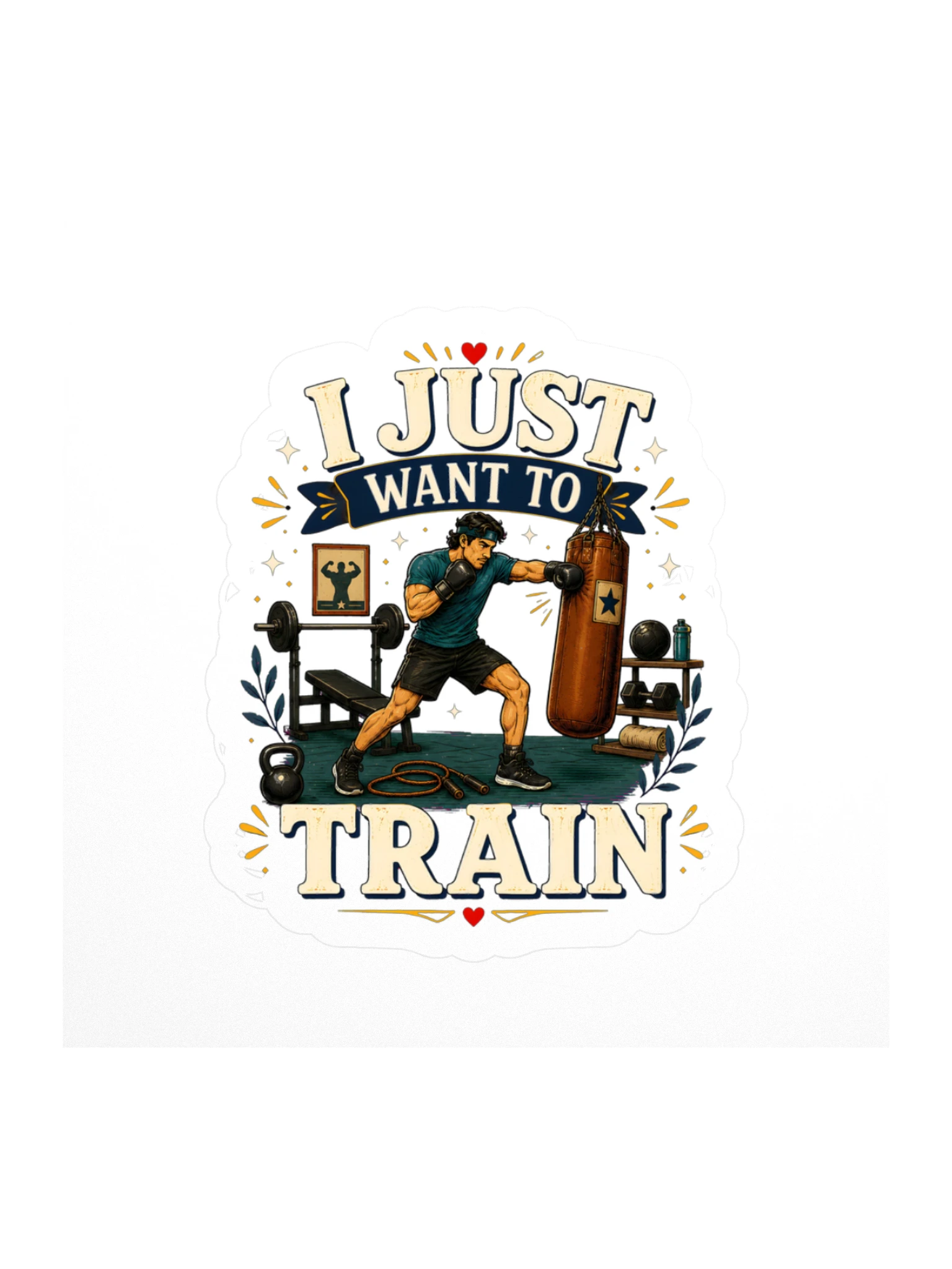 I Just Want To Train sticker preview