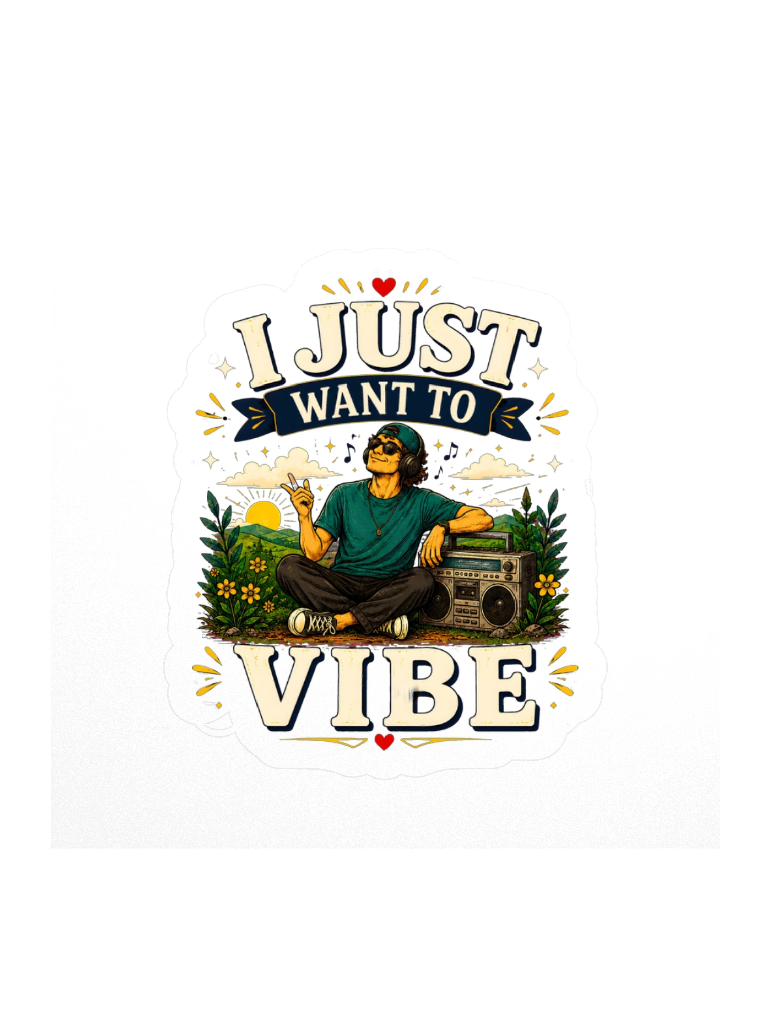 I Just Want To Vibe sticker preview