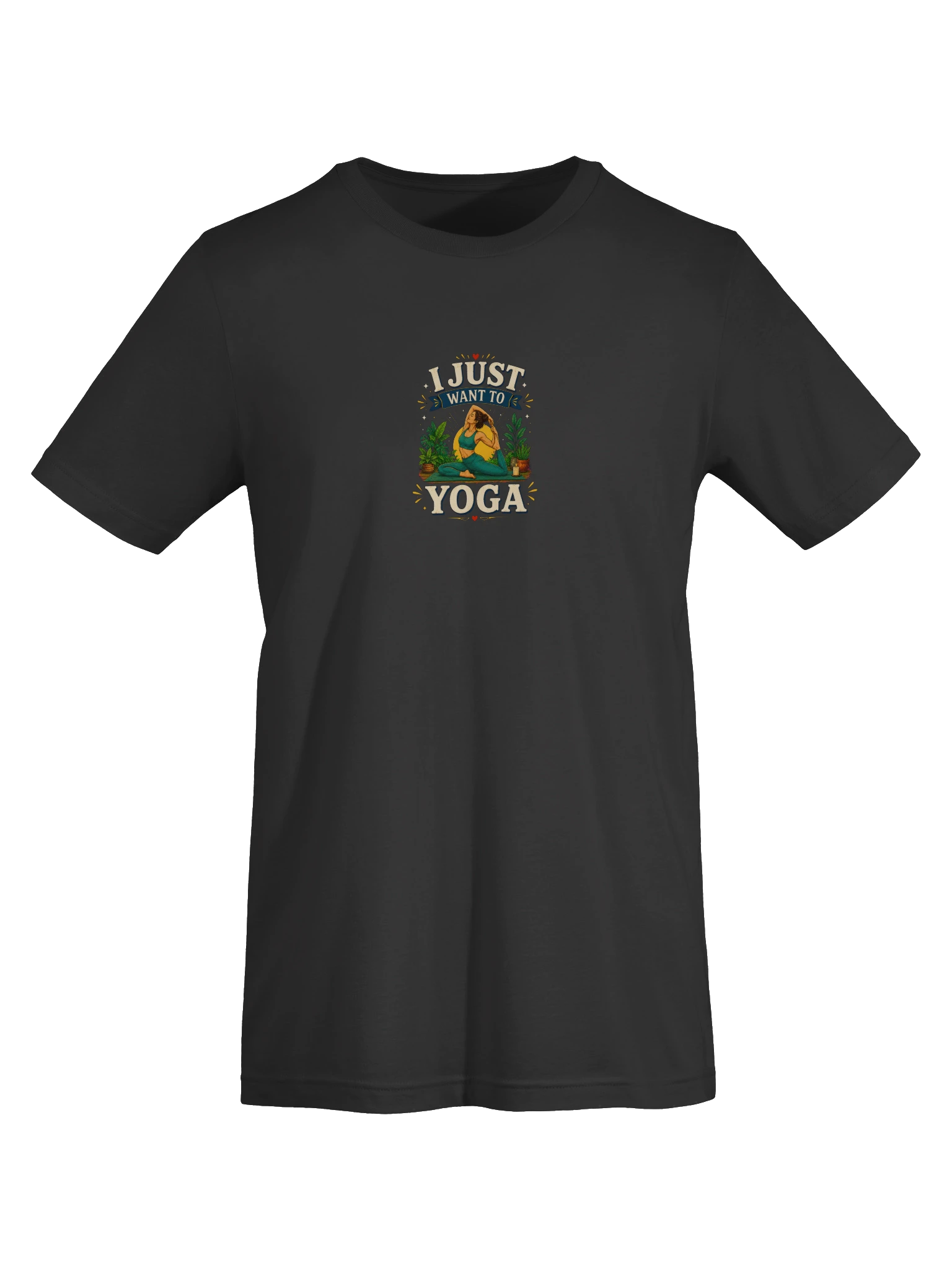 I Just Want To Yoga dark grey preview