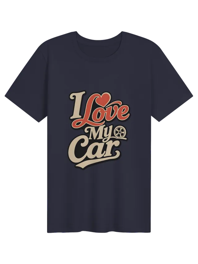 I Love My Car navy preview