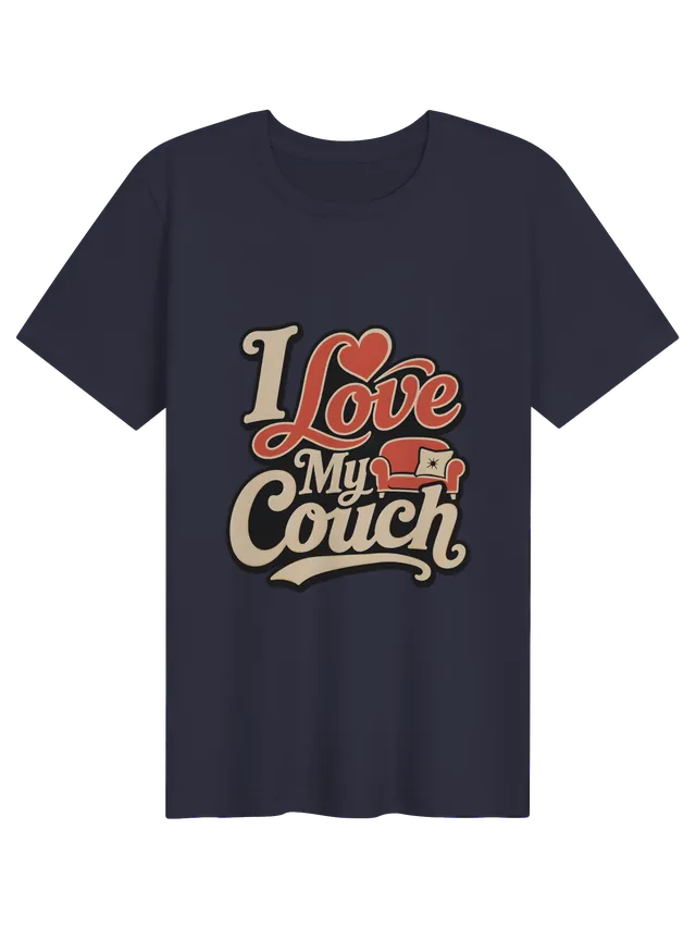 I Love My Couch navy preview