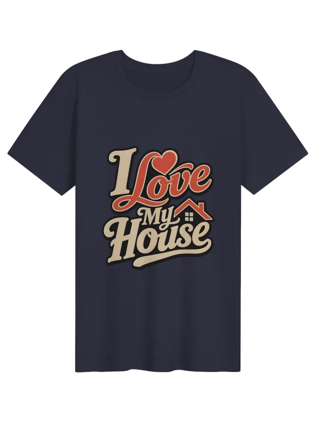 I Love My House navy preview