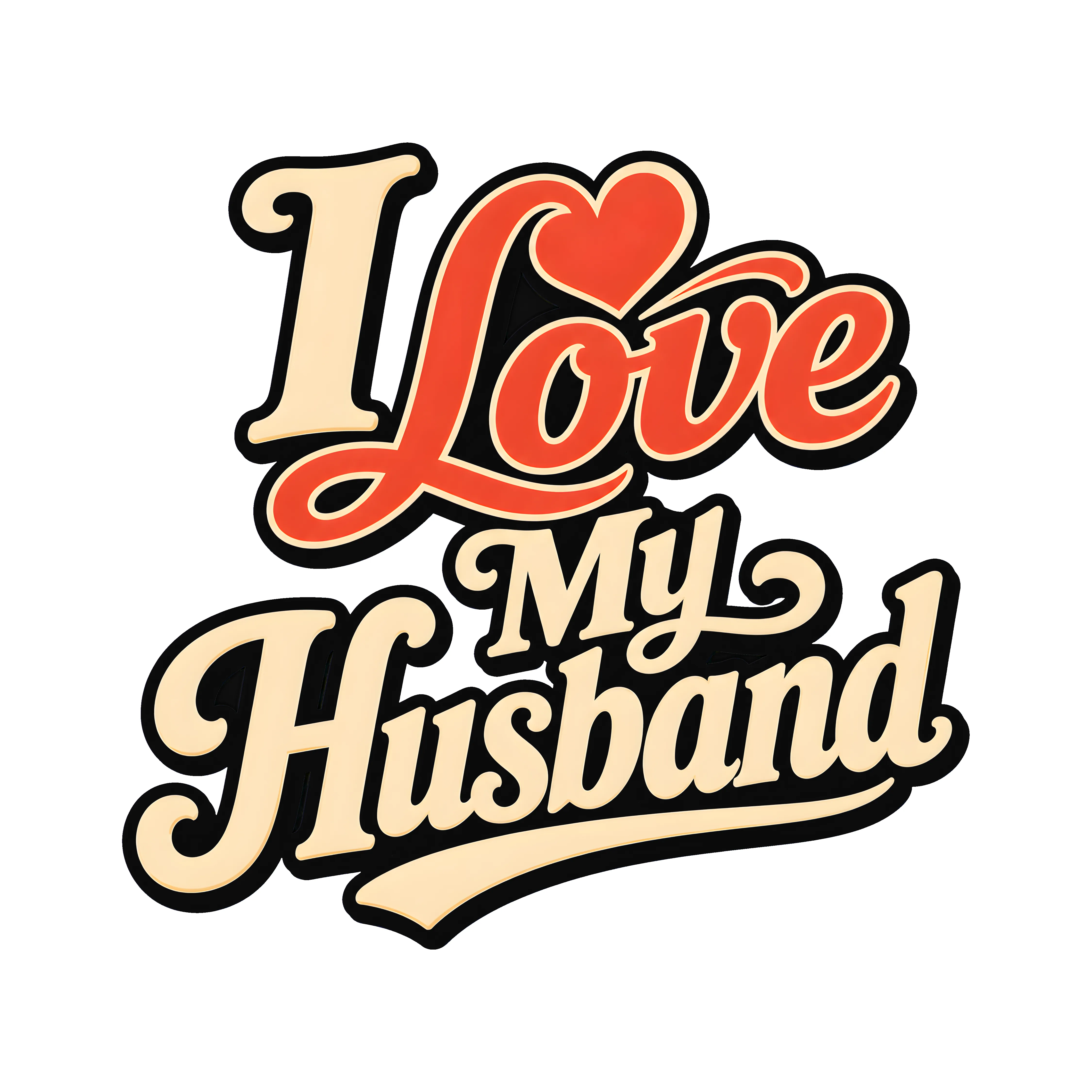I Love My Husband T-Shirt preview from Lolsies