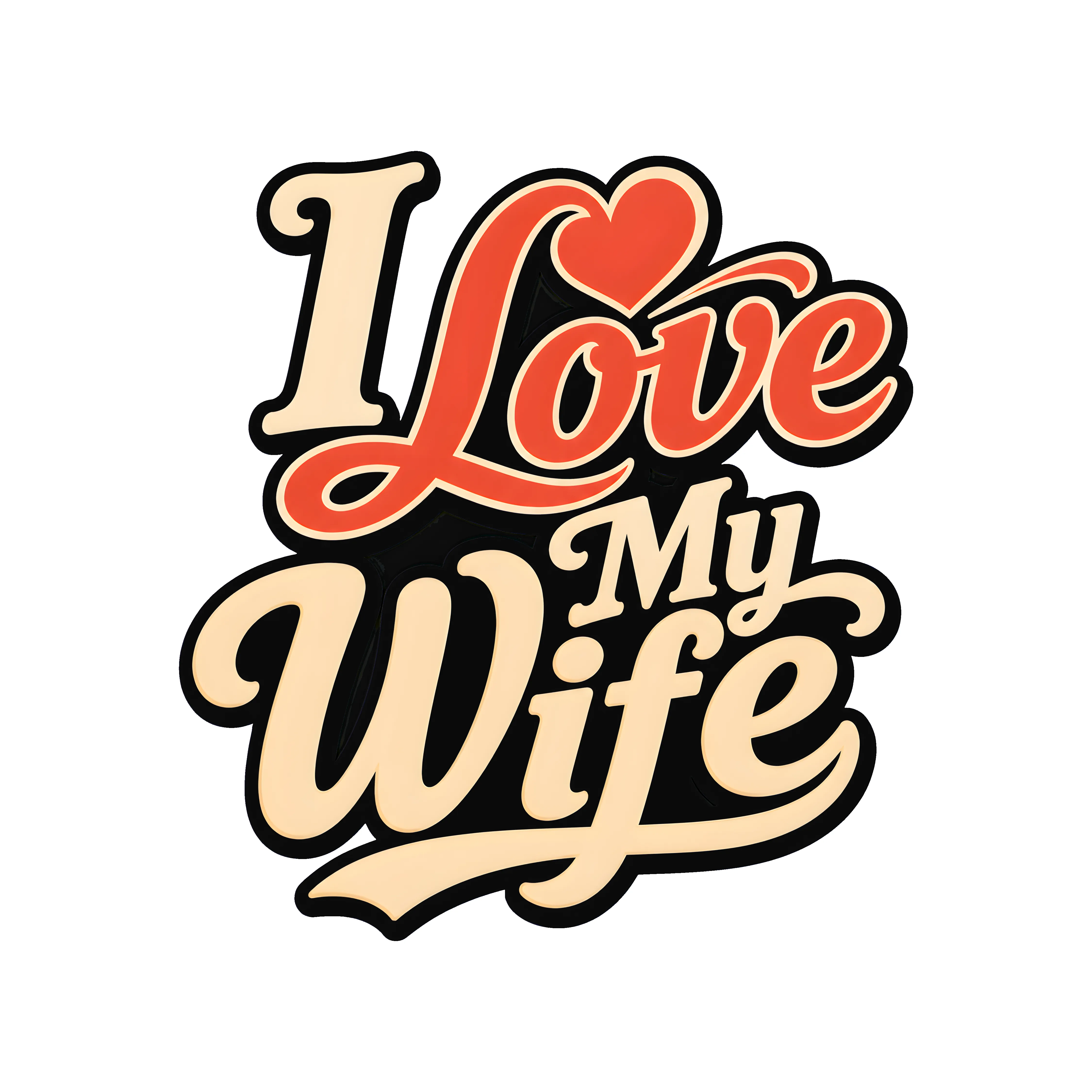I Love My Wife T-Shirt preview from Lolsies