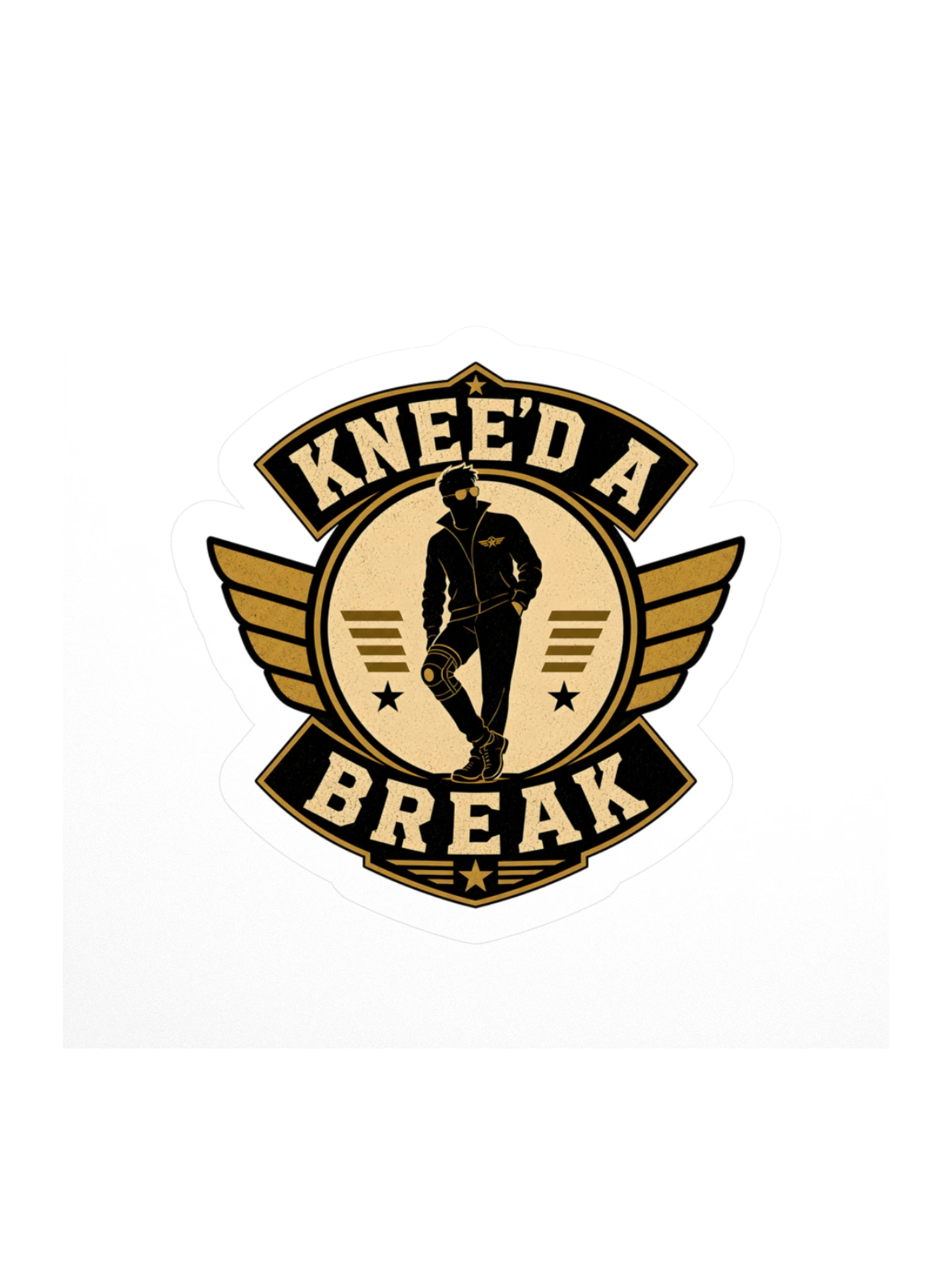 Knee'd A Break sticker preview
