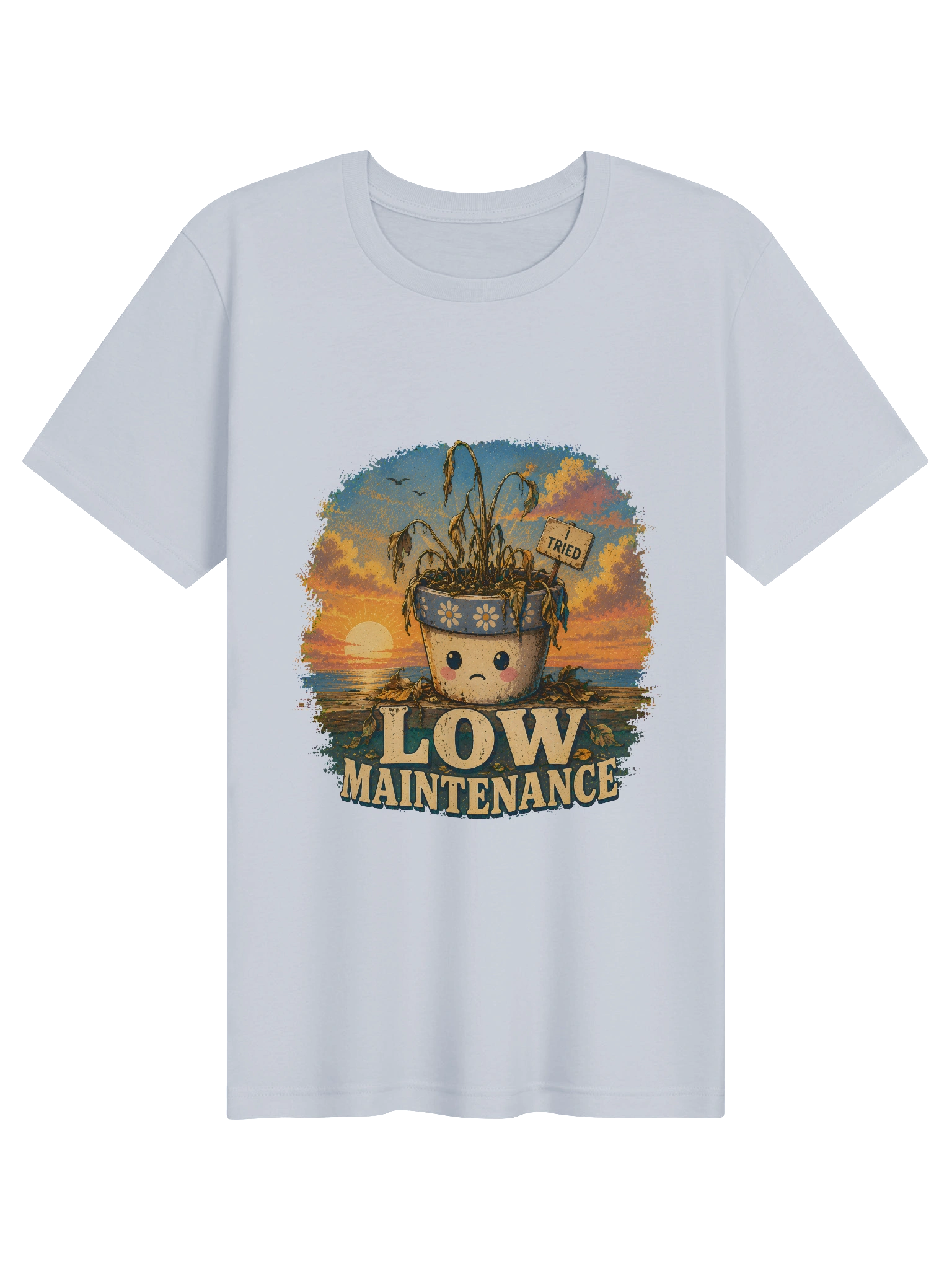 Low Maintenance light blue preview