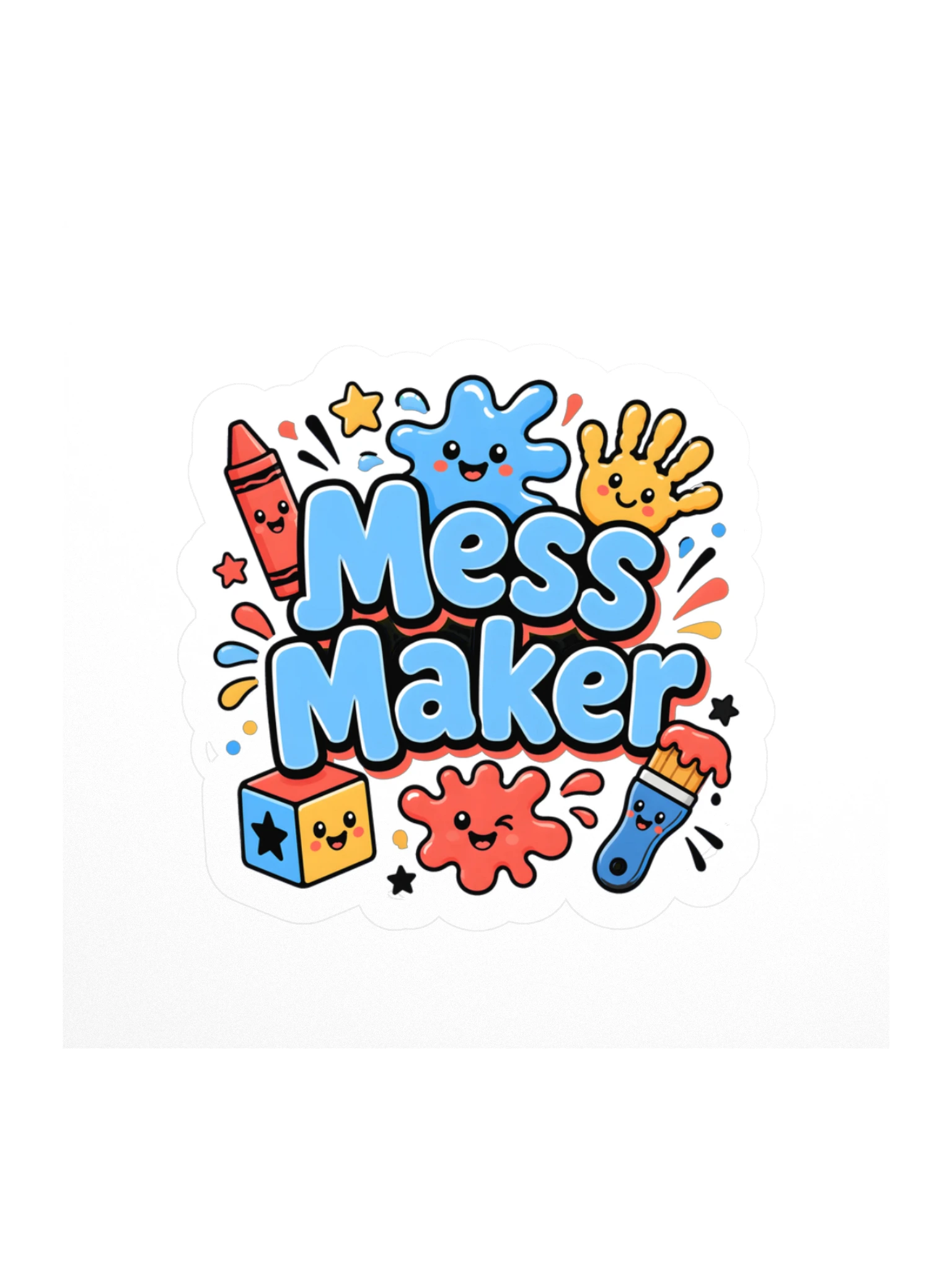 Mess Maker sticker preview