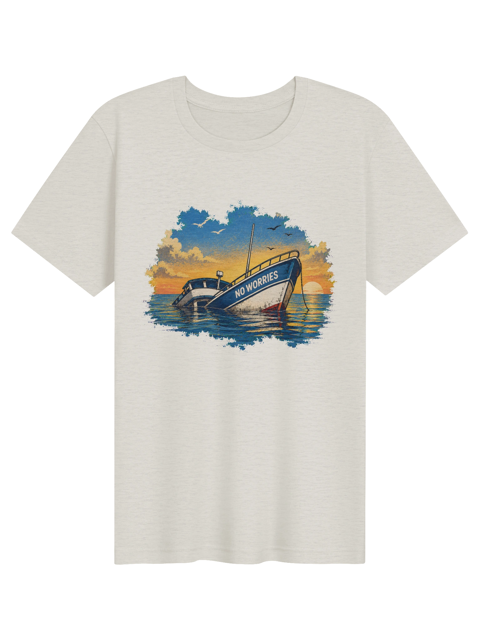 No Worries Boat heather dust preview