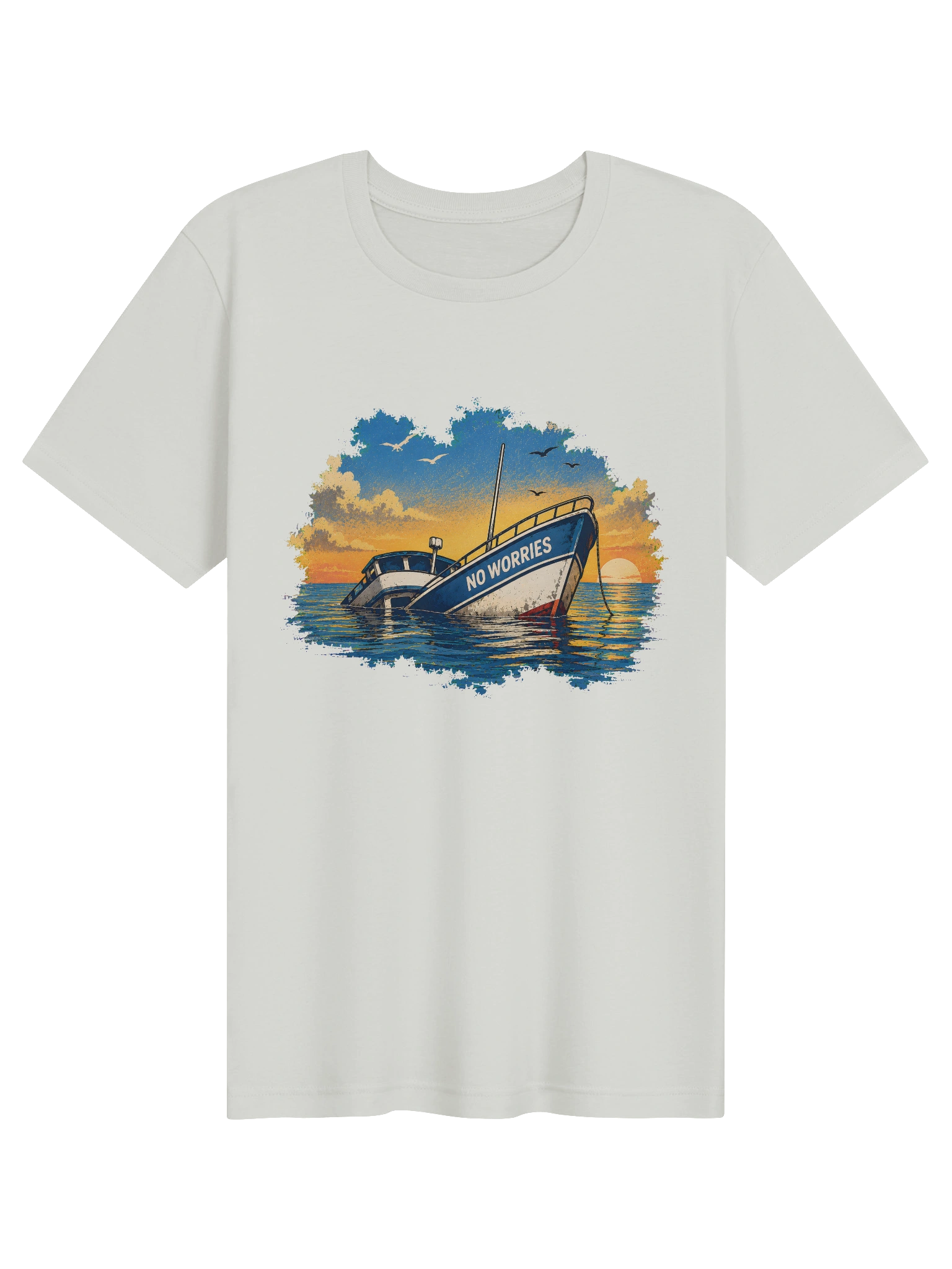 No Worries Boat silver preview