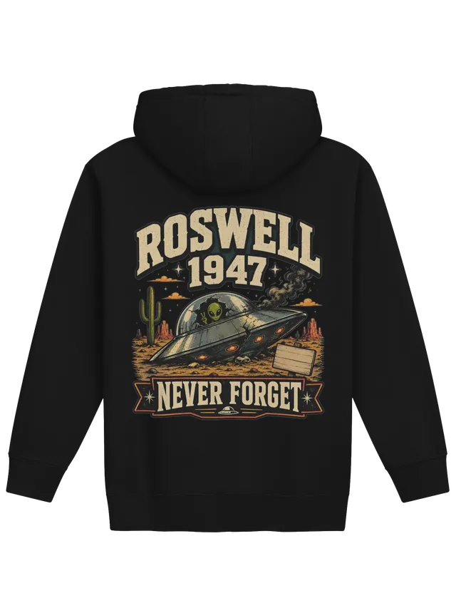 Roswell 1947 Never Forget hoodie preview