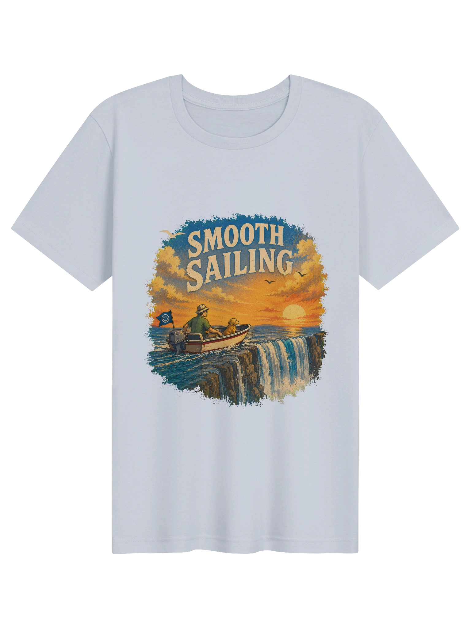 Smooth Sailing light blue preview