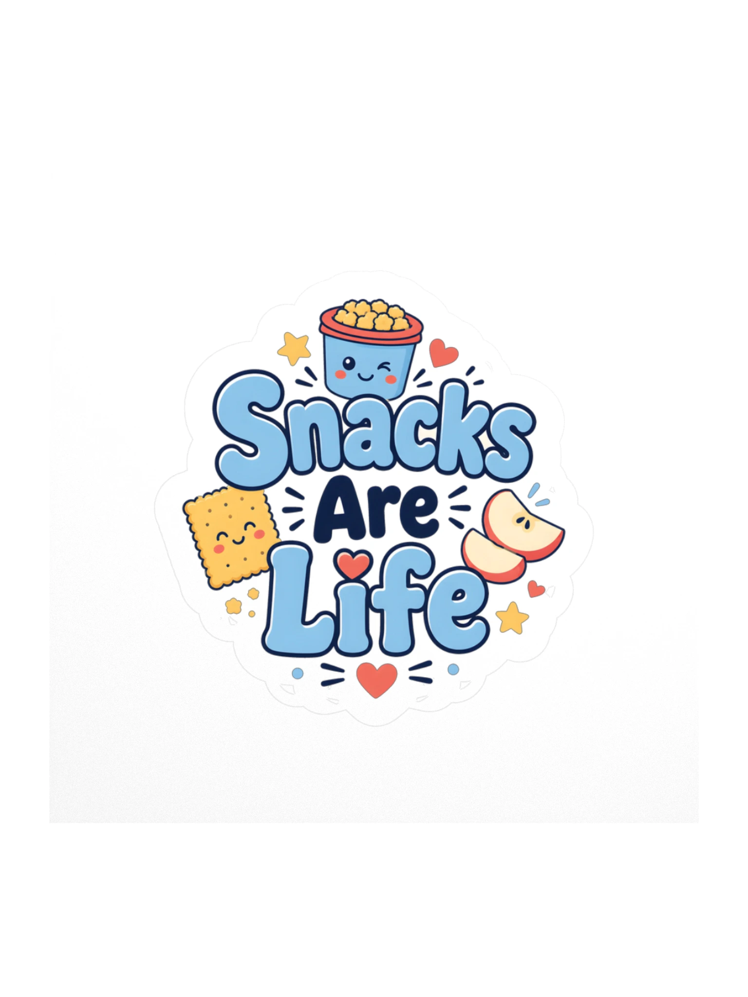 Snacks Are Life sticker preview