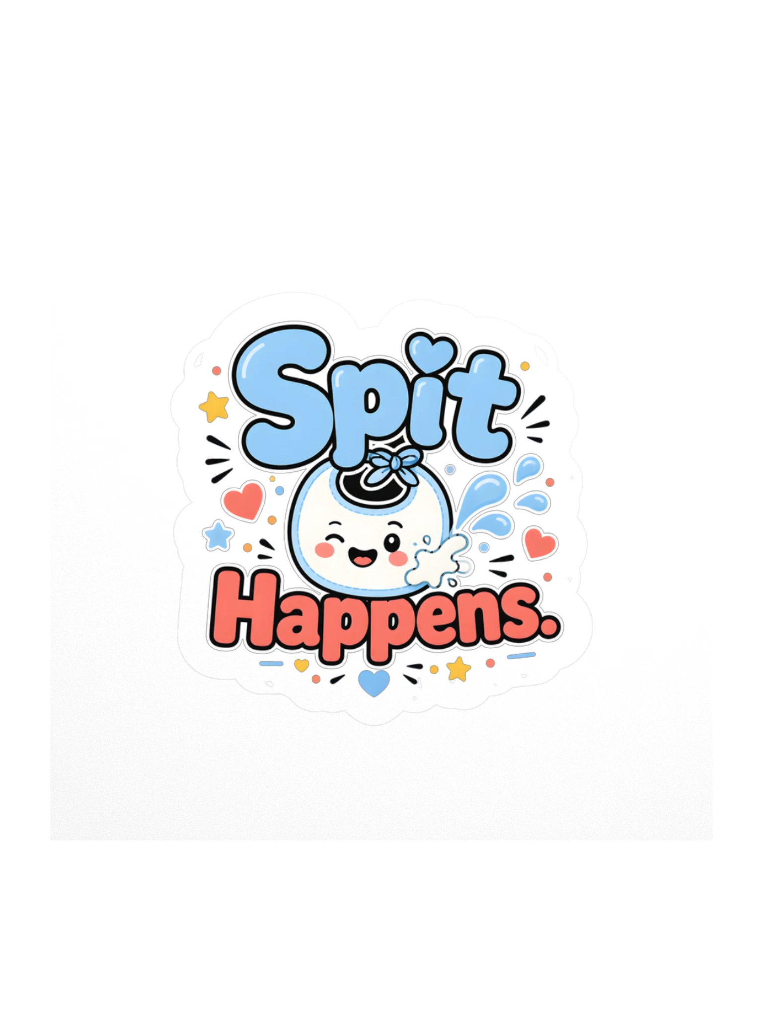 Spit Happens sticker preview