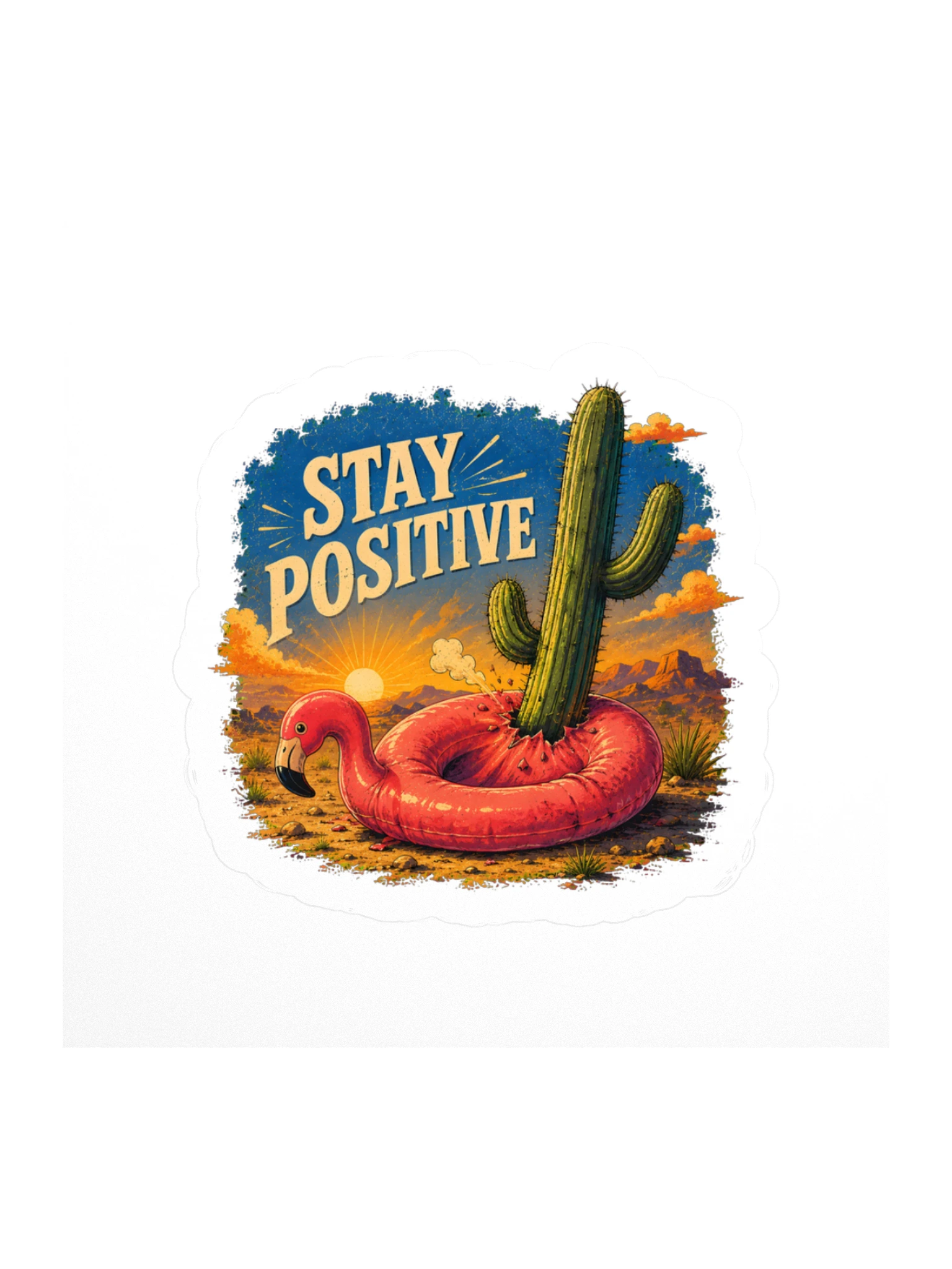 Stay Positive sticker preview