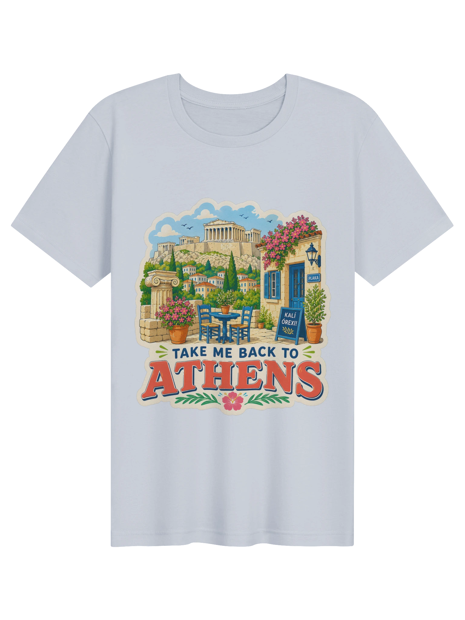 Take Me Back To Athens T-Shirt preview from Lolsies