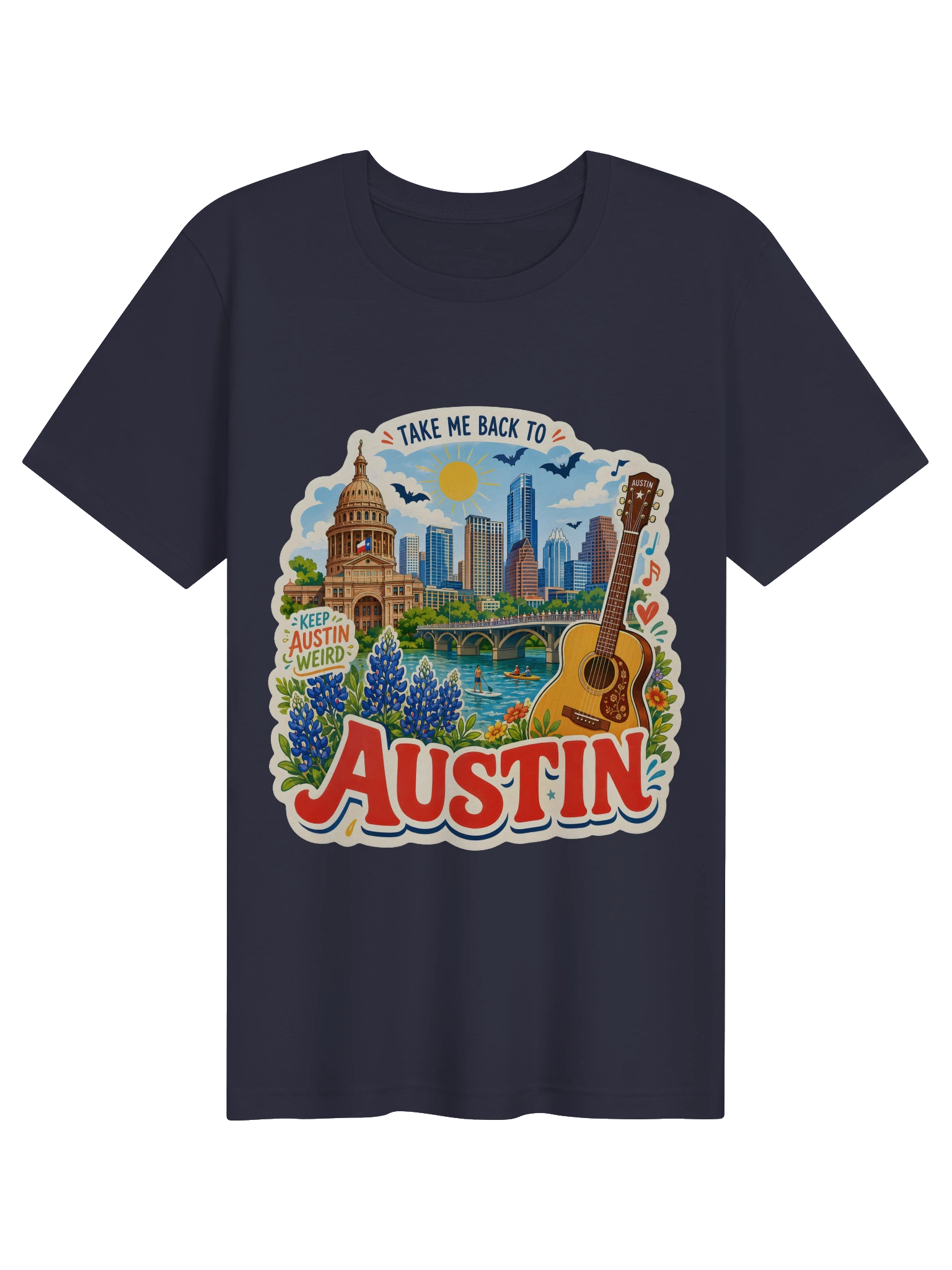 Take Me Back To Austin T-Shirt preview from Lolsies