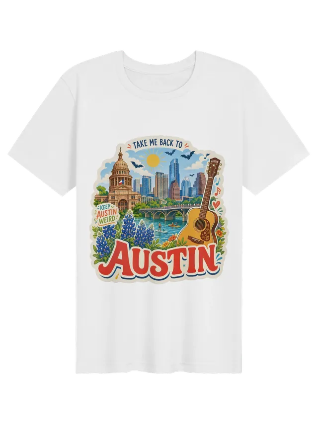 Take Me Back To Austin white preview