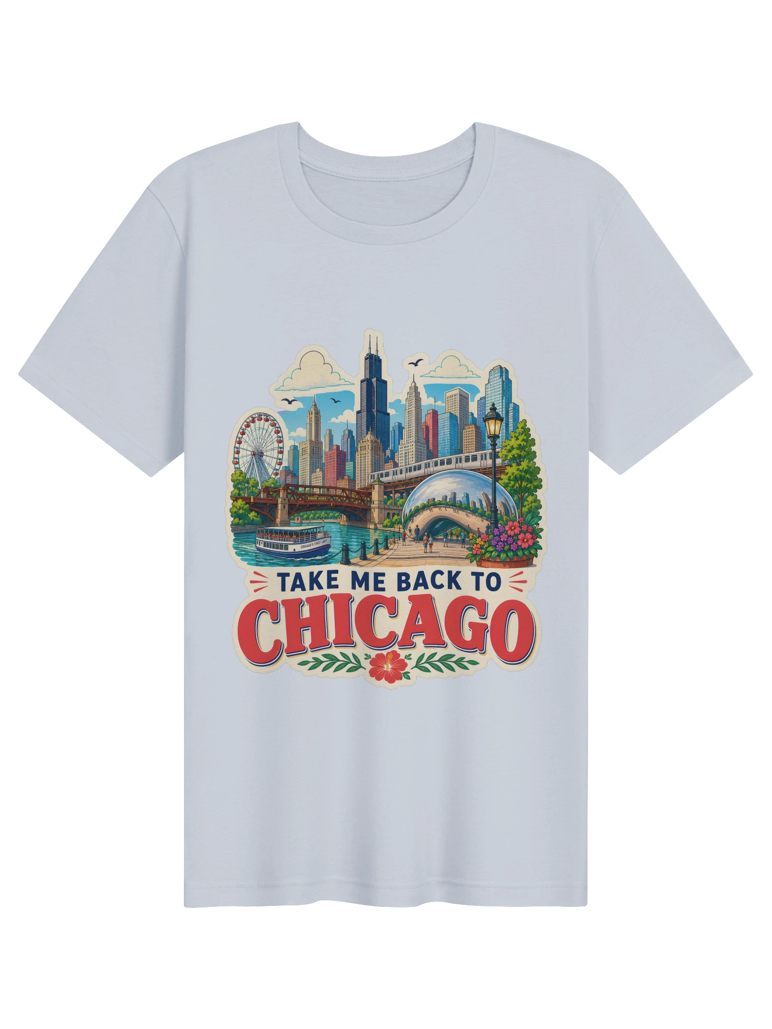 Take Me Back To Chicago T-Shirt preview from Lolsies