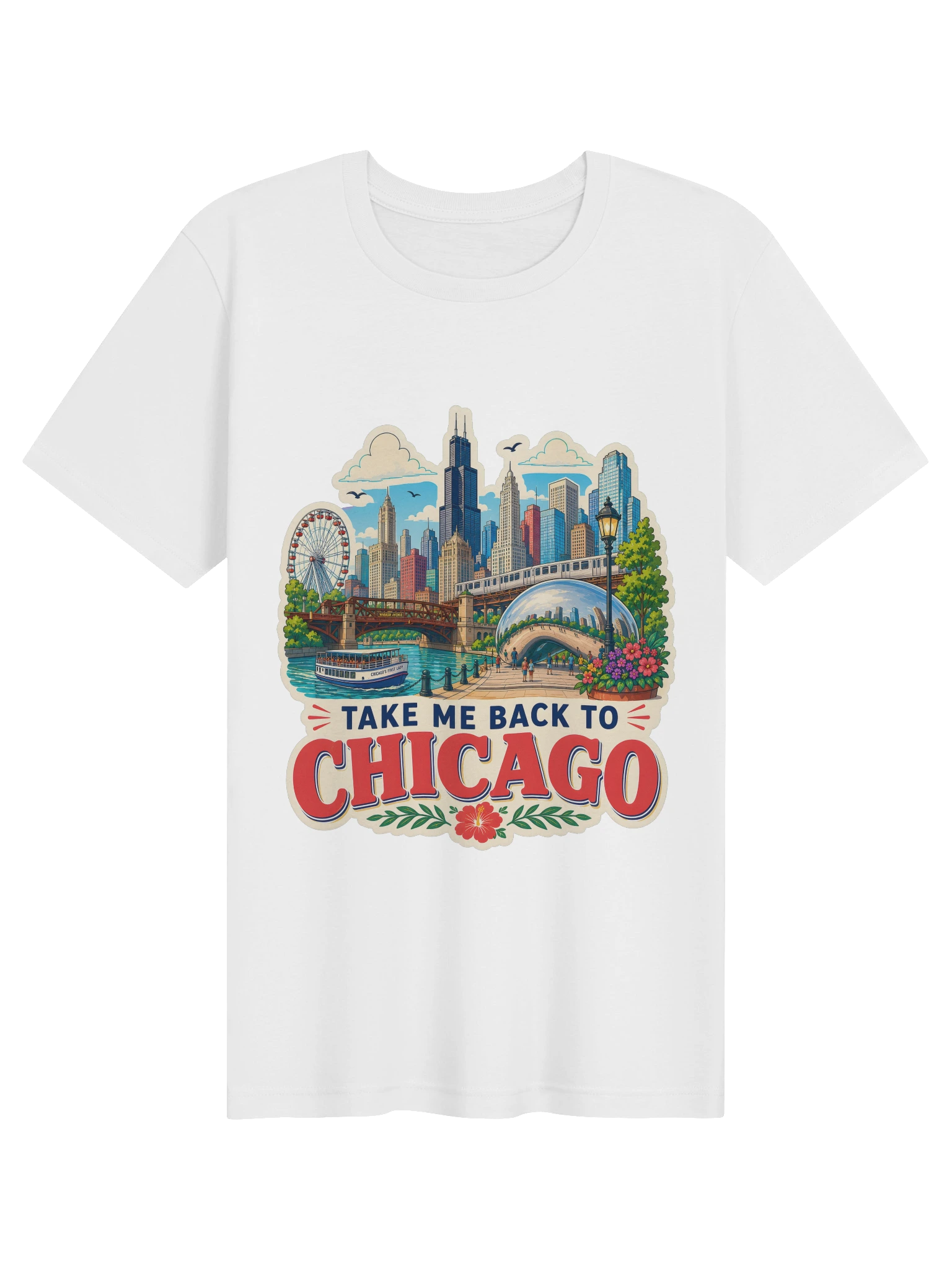 Take Me Back To Chicago T-Shirt preview from Lolsies