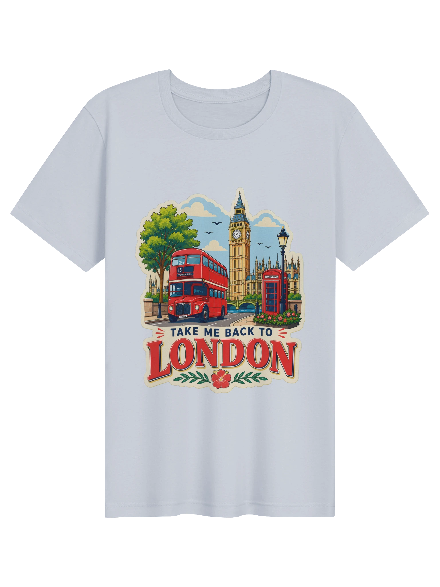 Take Me Back To London T-Shirt preview from Lolsies