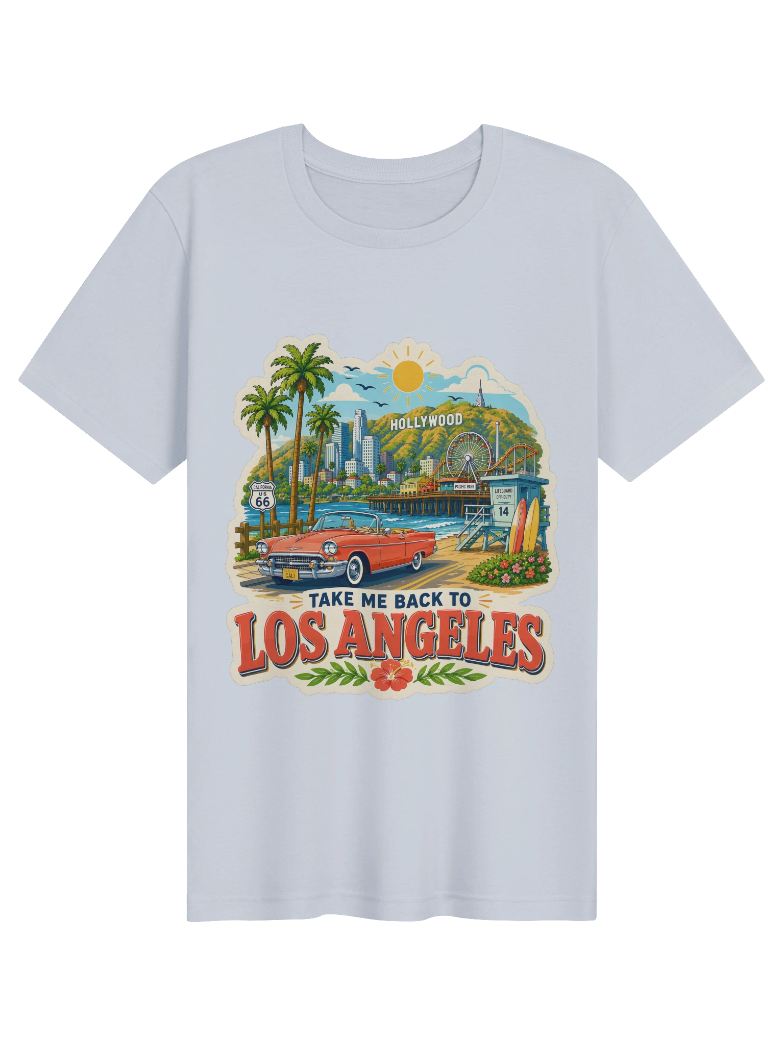 Take Me Back To Los Angeles T-Shirt preview from Lolsies