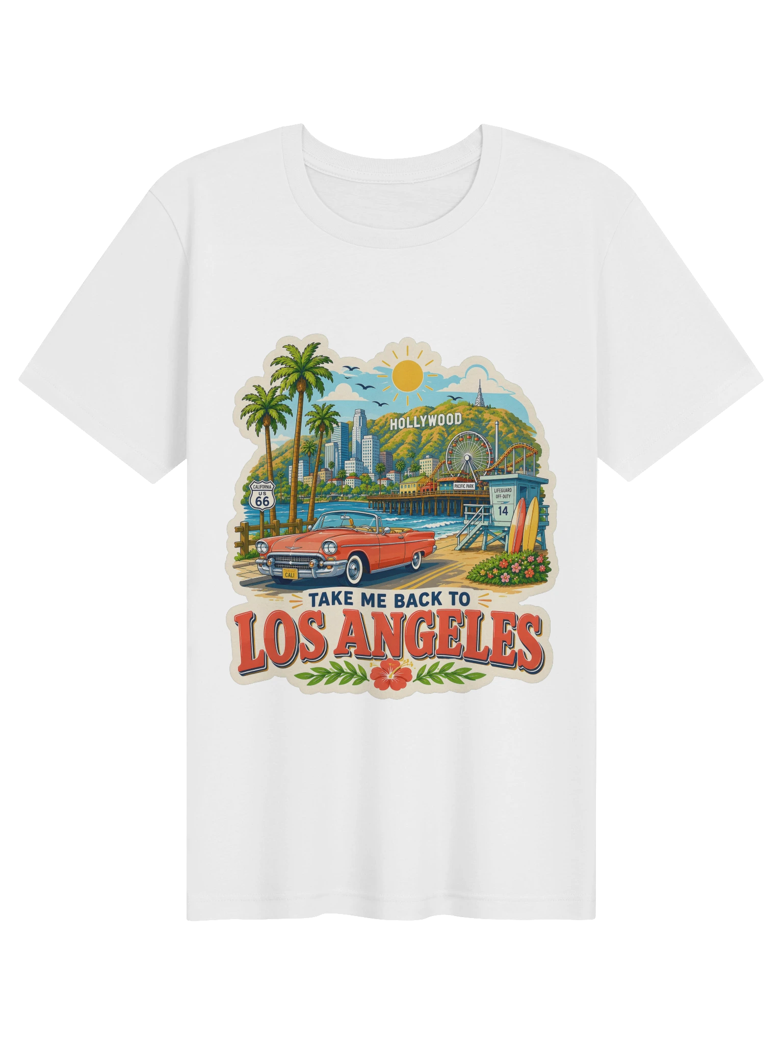 Take Me Back To Los Angeles T-Shirt preview from Lolsies