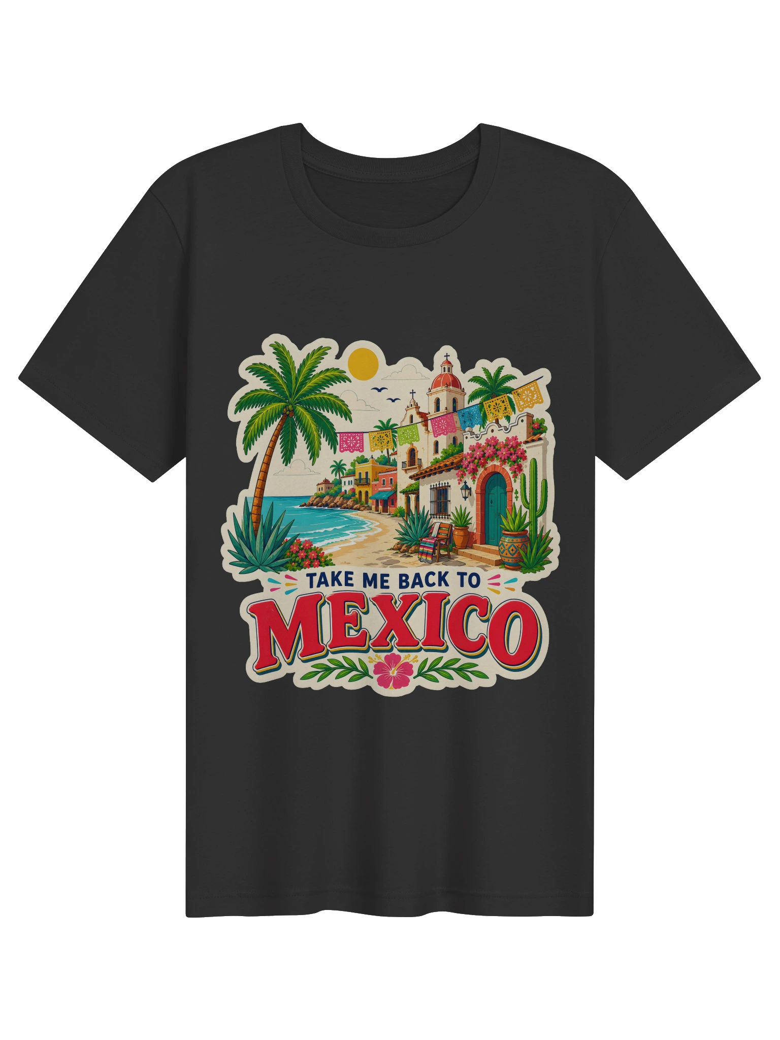 Take Me Back To Mexico dark grey preview